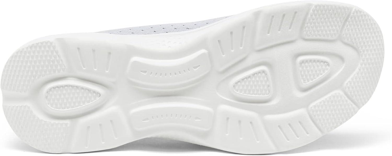 imageDREAM PAIRS Mules for Women Shoes Slip on Sneakers Knit Flats Lightweight Breathable Comfortable Walking ShoesGrey