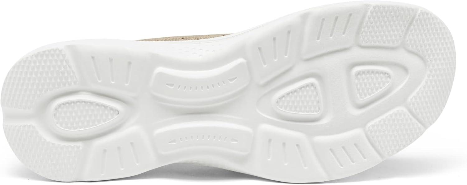 imageDREAM PAIRS Mules for Women Shoes Slip on Sneakers Knit Flats Lightweight Breathable Comfortable Walking ShoesNude