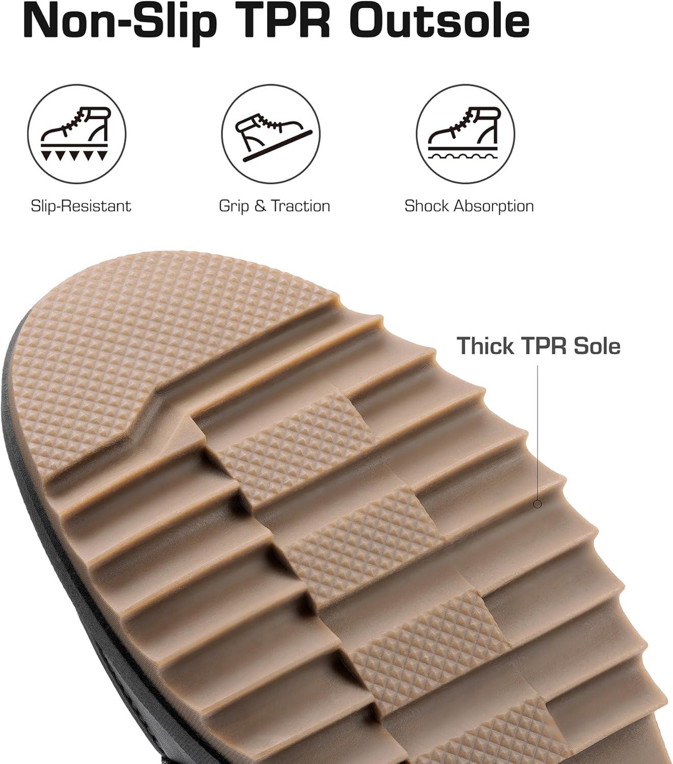 imageDREAM PAIRS Snow Winter Boots for Women Resistant Warm MidCalf Boots Faux Fur Lined Lace Up Antislip Outdoor Hiking BootiesDark Grey