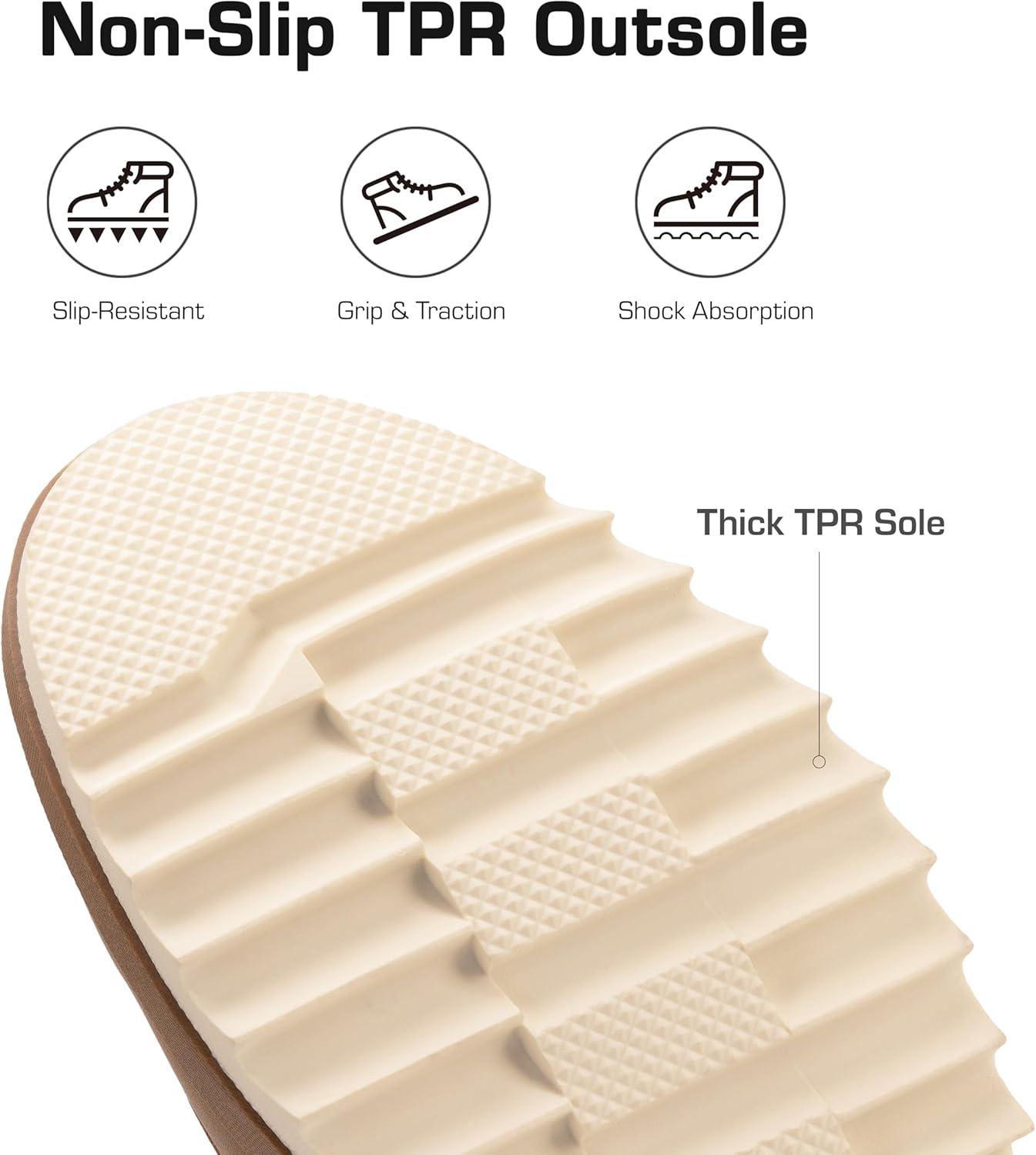 imageDREAM PAIRS Snow Winter Boots for Women Resistant Warm MidCalf Boots Faux Fur Lined Lace Up Antislip Outdoor Hiking BootiesTan