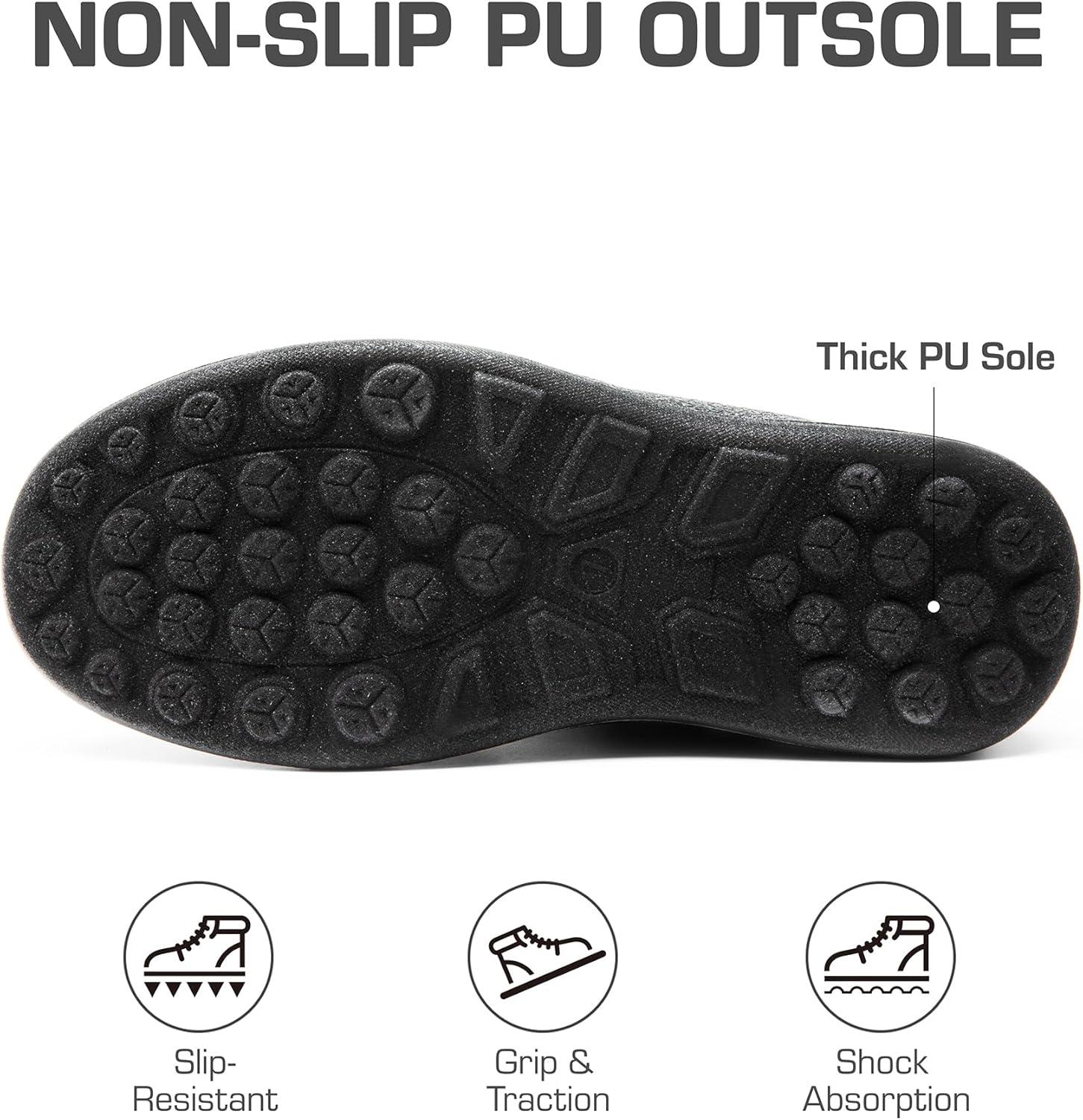 imageDREAM PAIRS Winter Boots for Women Warm Fur Lined with Zipper Flat Ankle Boots Comfortable Lightweight Outdoor Indoor BootiesNavy