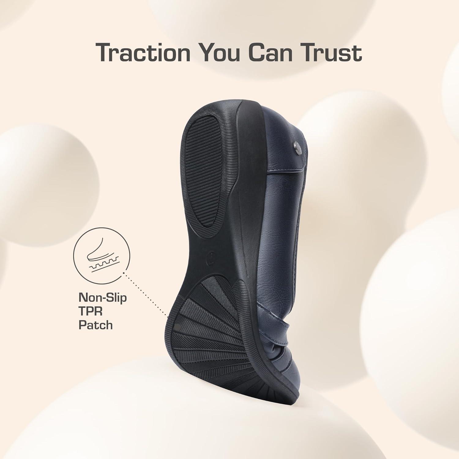 imageDREAM PAIRS Womens Ballet Flats Business Office Work Dress Shoes Comfortable Dressy Flats for WomenNavy