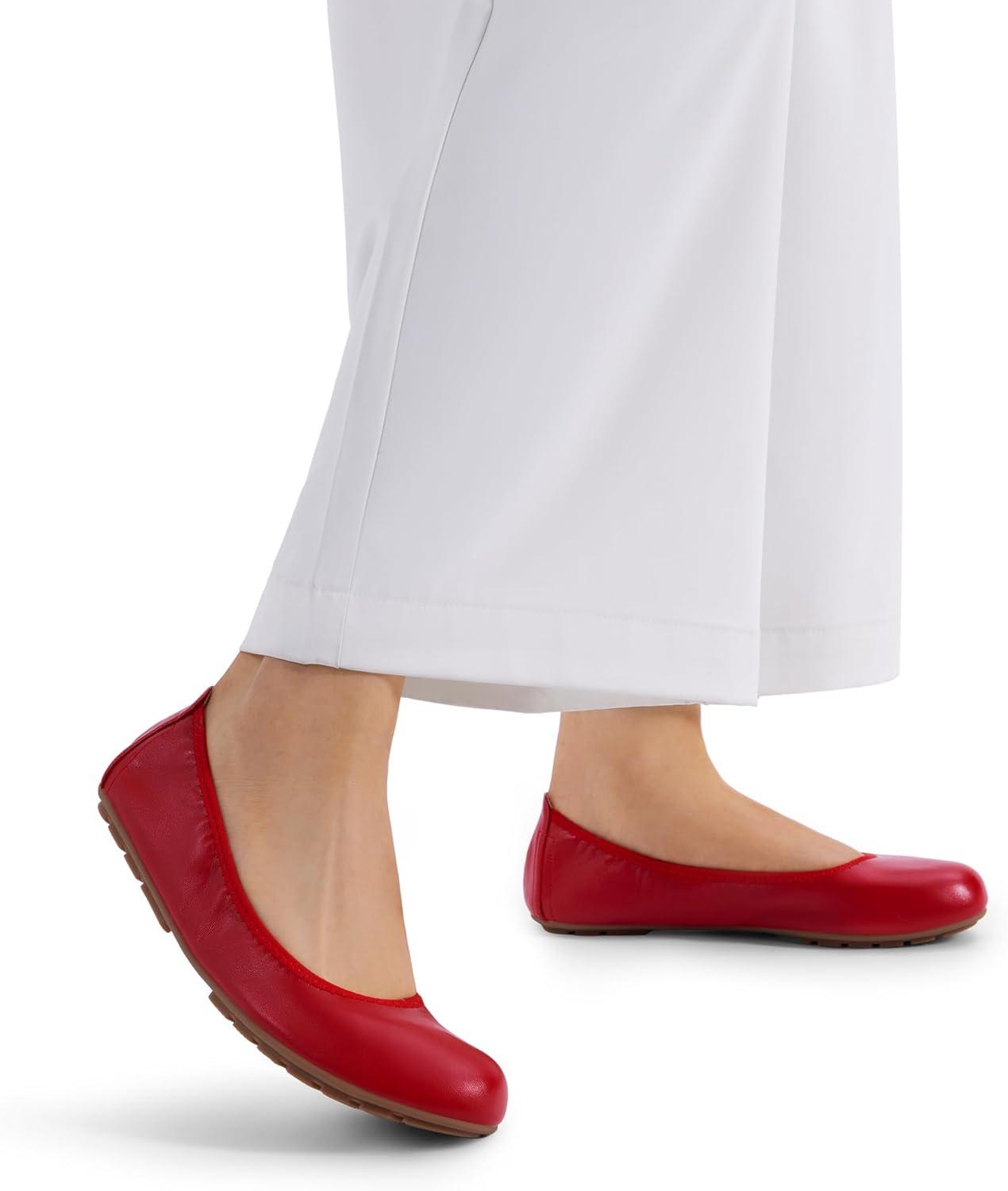 imageDREAM PAIRS Womens Ballet Flats Foldable Round Toe Dressy Comfortable Slip On Dress ShoesRed
