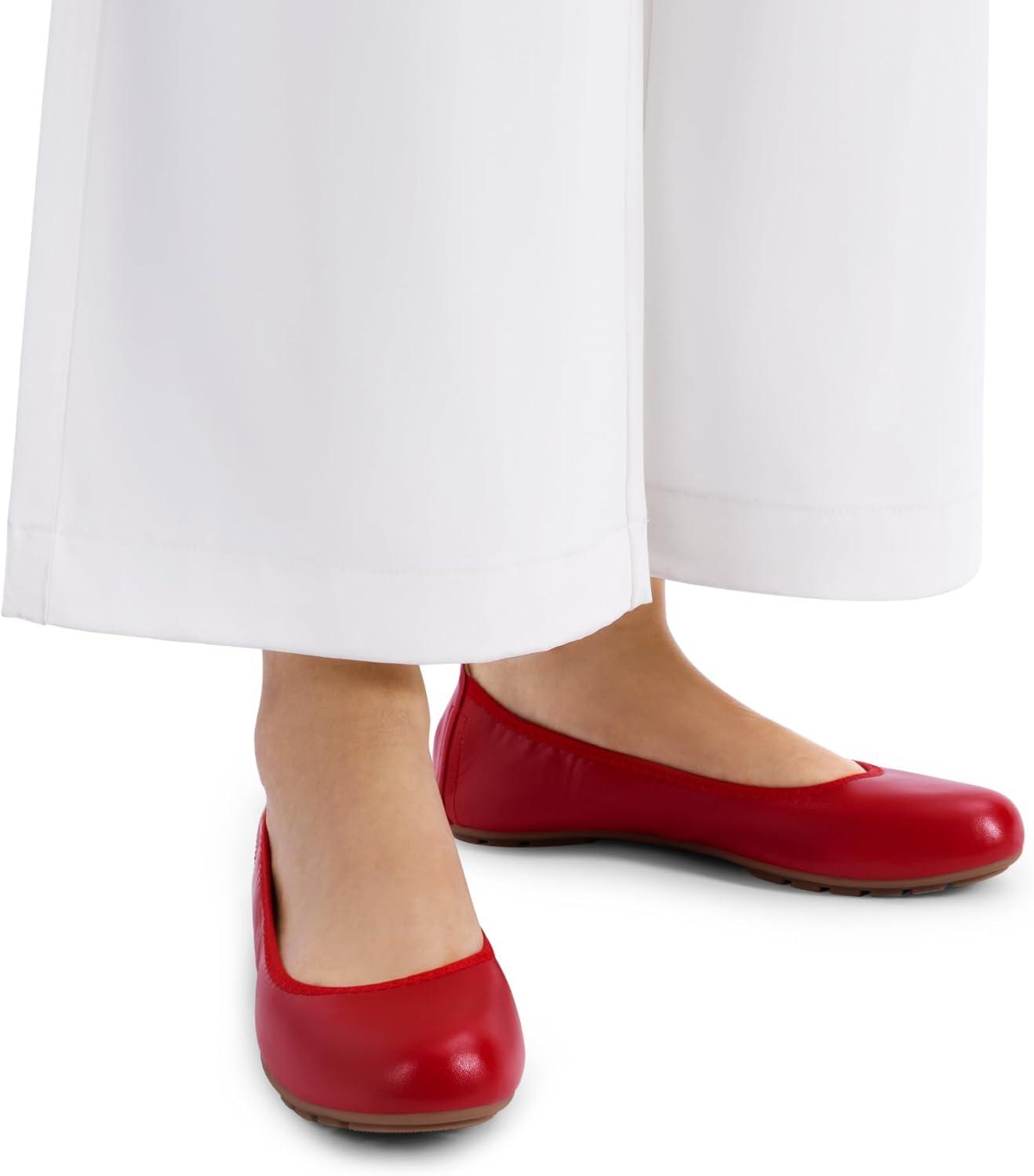 imageDREAM PAIRS Womens Ballet Flats Foldable Round Toe Dressy Comfortable Slip On Dress ShoesRed