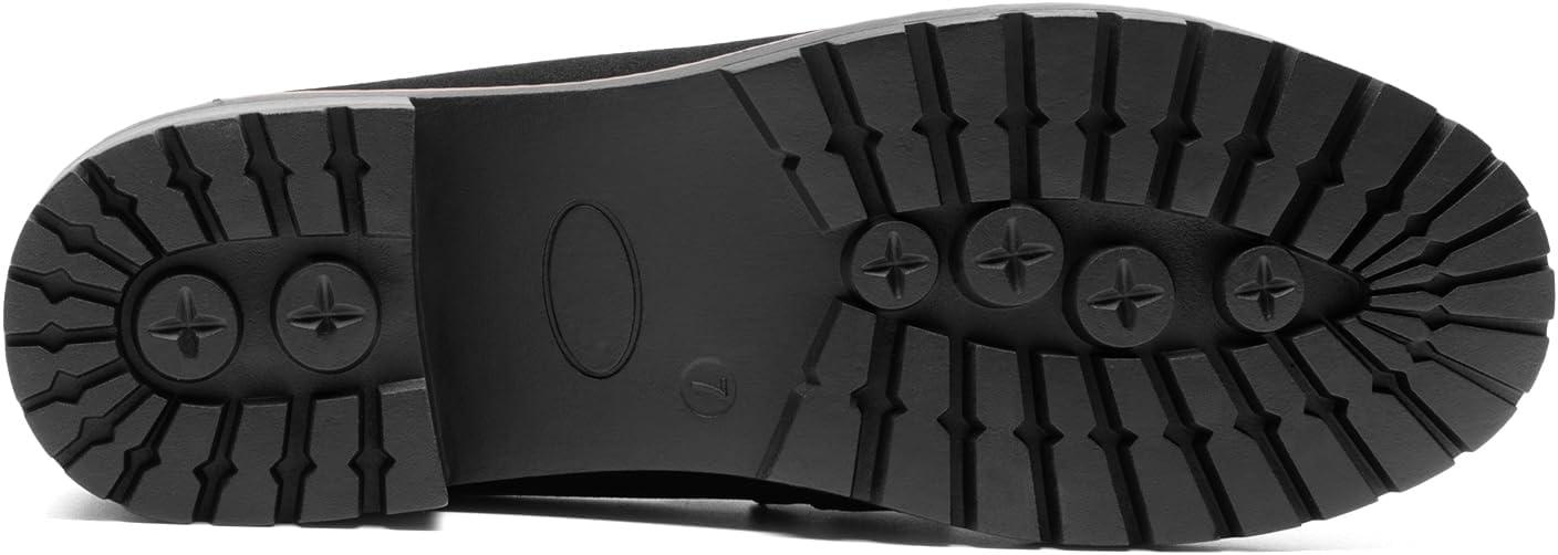 imageDREAM PAIRS Womens Chunky Loafers Platform Comfortable SlipOn Dressy Business Casual ShoesAll Black