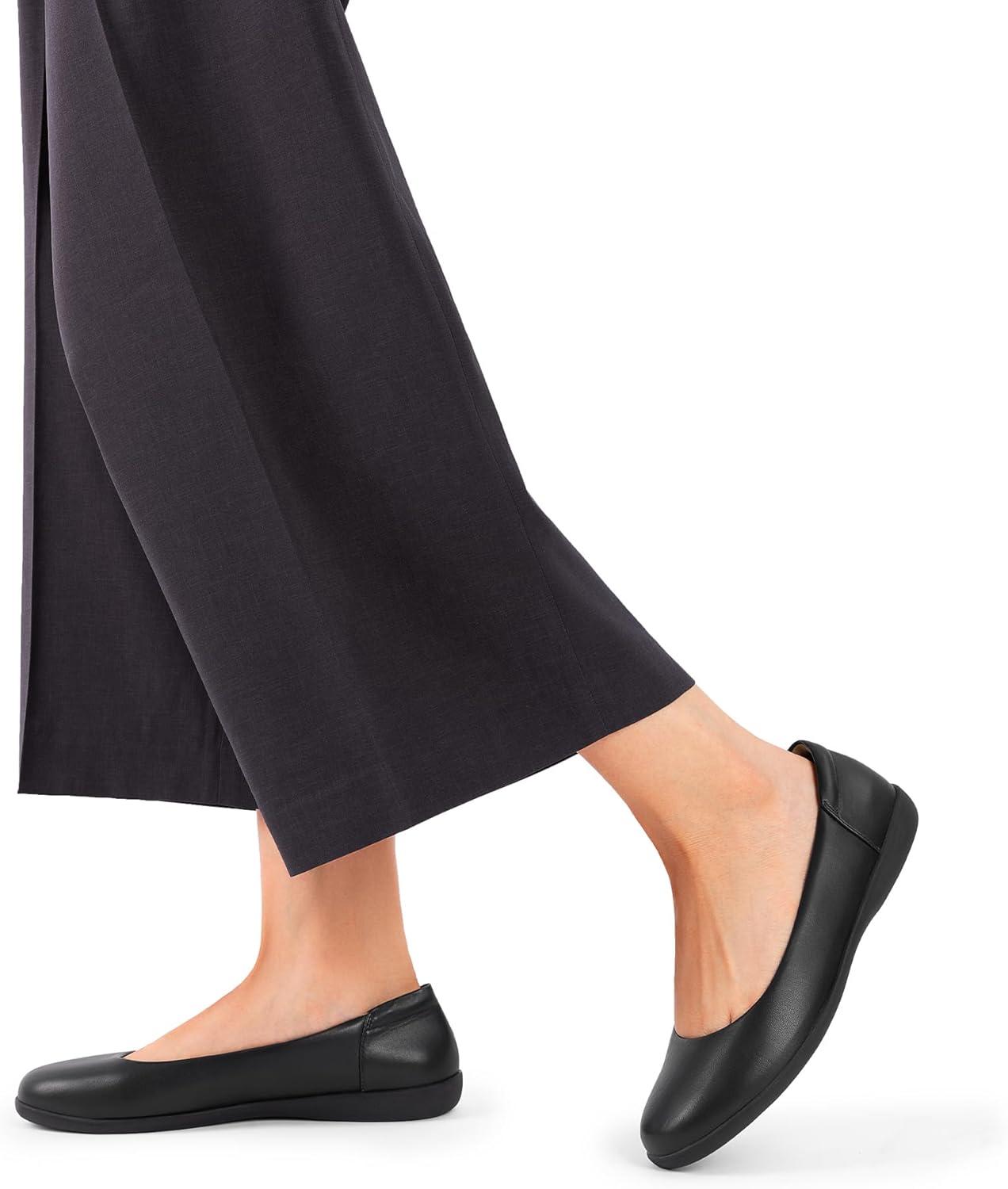 imageDREAM PAIRS Womens Comfortable Ballet Dressy Work Flats Round Toe Slip on Office ShoesBlack