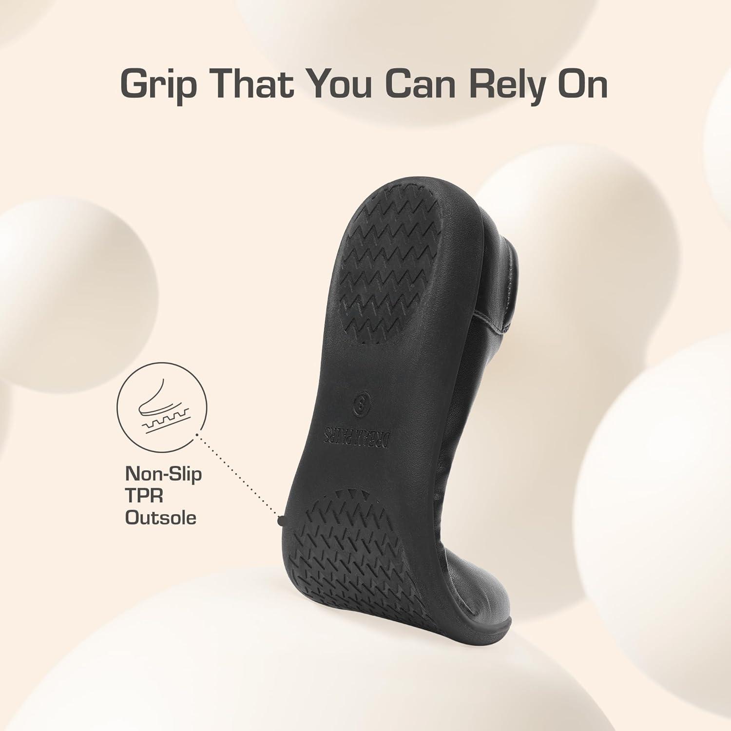 imageDREAM PAIRS Womens Comfortable Ballet Dressy Work Flats Round Toe Slip on Office ShoesBlack