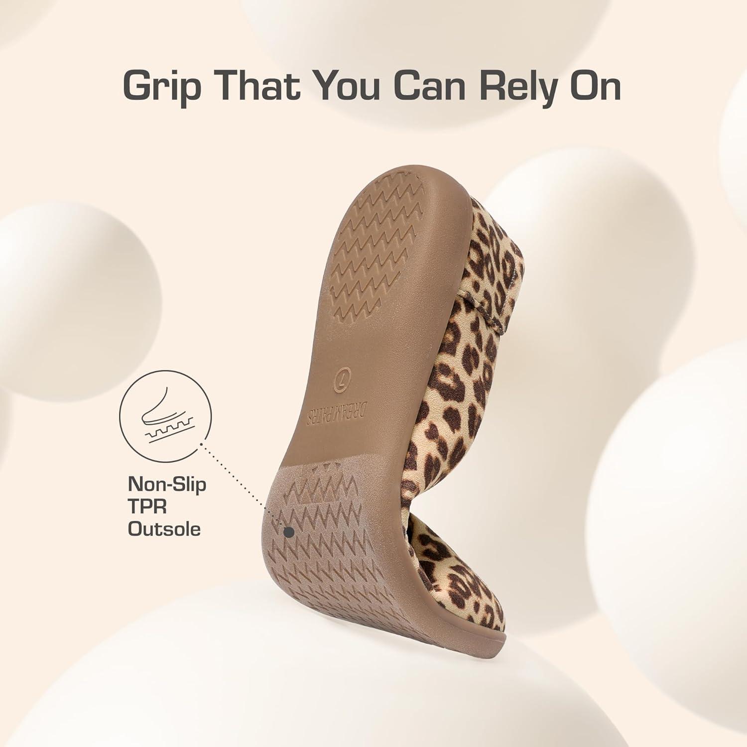 imageDREAM PAIRS Womens Comfortable Ballet Dressy Work Flats Round Toe Slip on Office ShoesLeopard