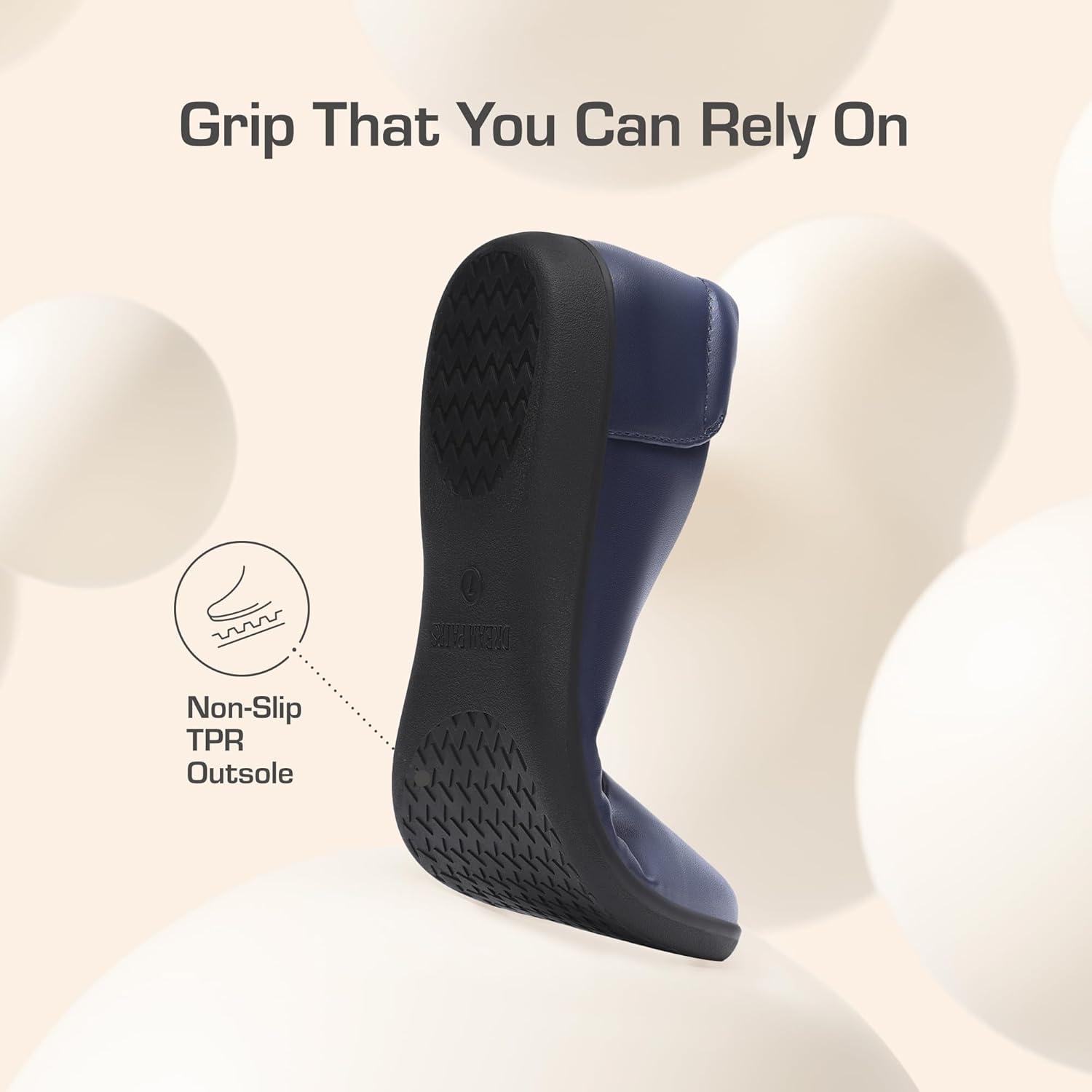 imageDREAM PAIRS Womens Comfortable Ballet Dressy Work Flats Round Toe Slip on Office ShoesNavy