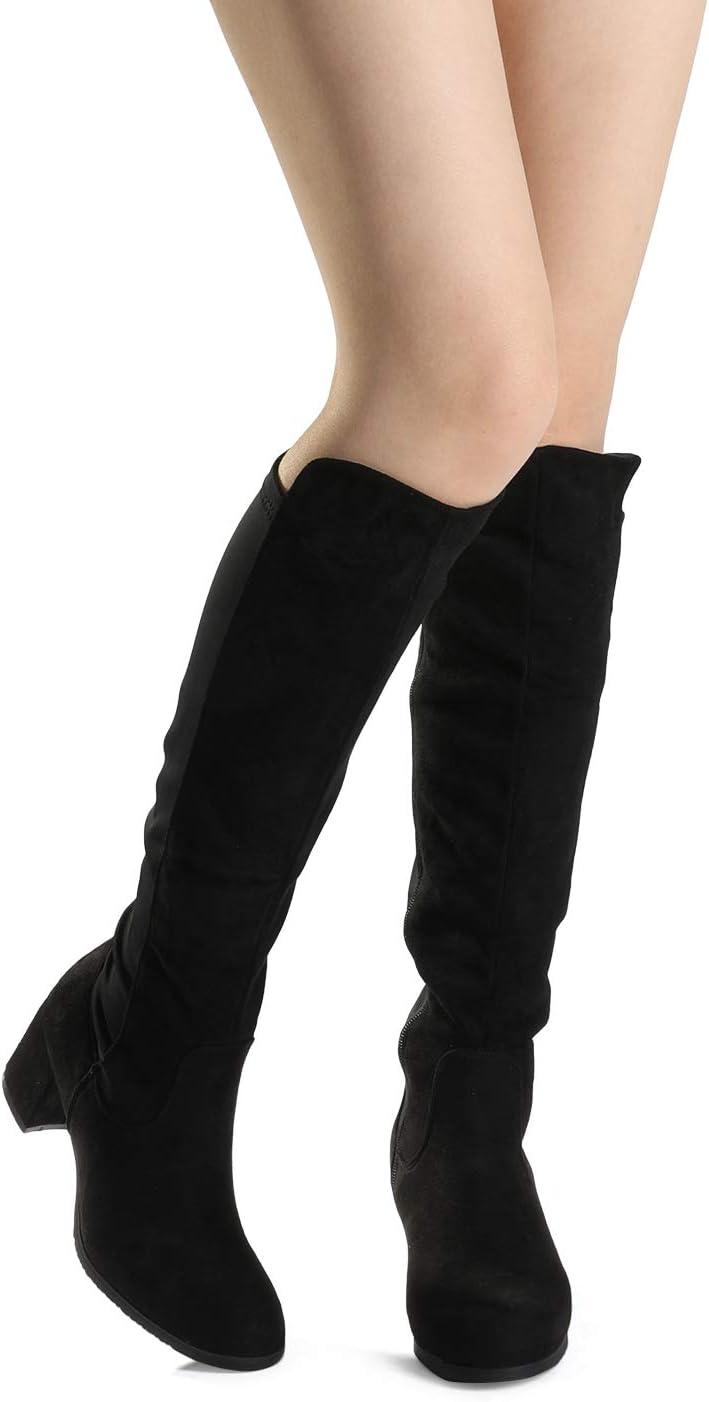 imageDREAM PAIRS Womens Knee High Stretchy Fashion BootsBlack