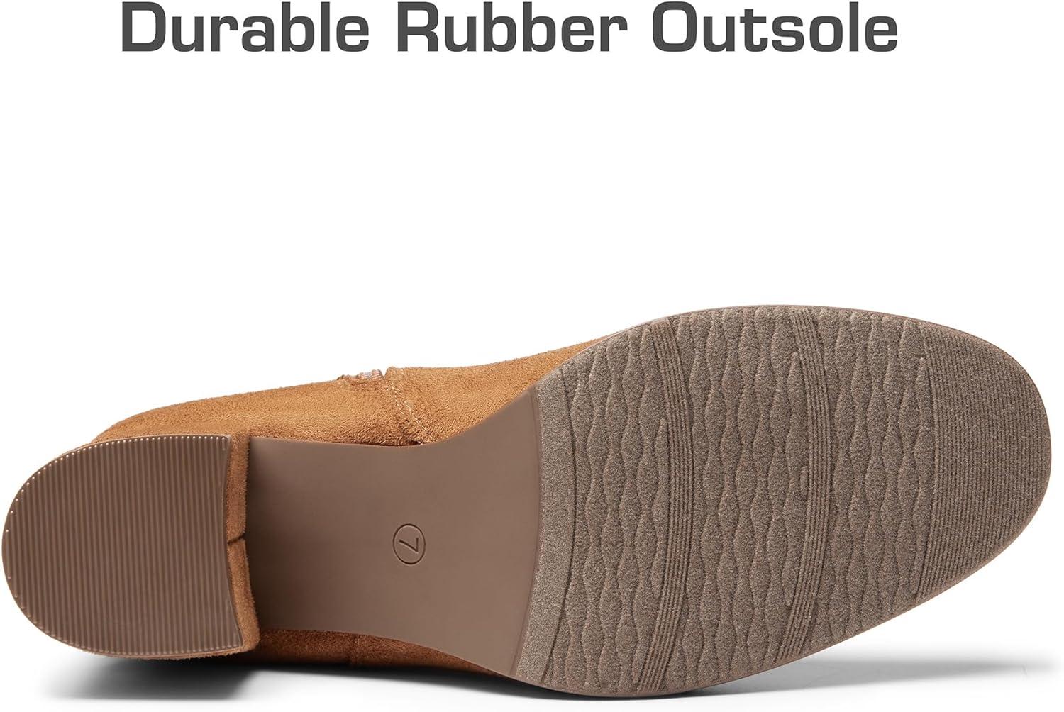 imageDREAM PAIRS Womens Knee High Stretchy Fashion BootsTansuede