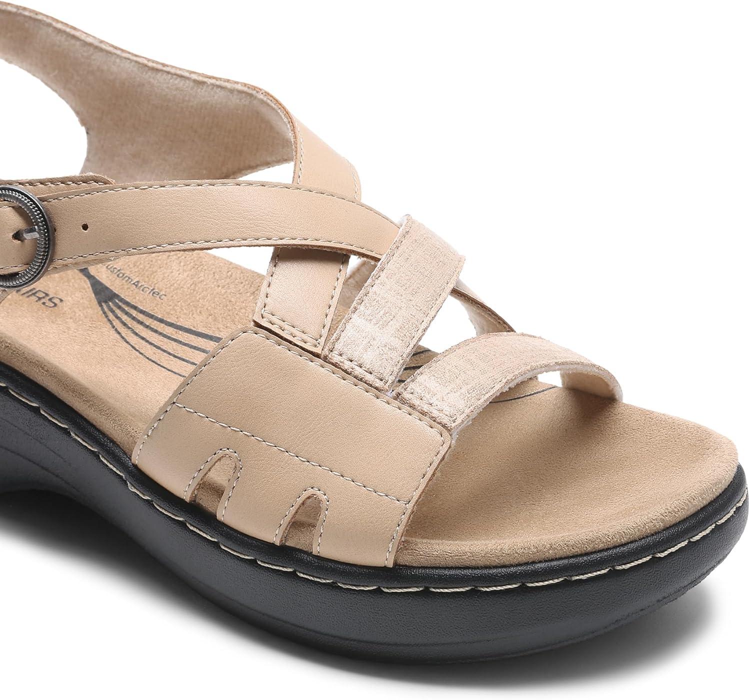 imageDREAM PAIRS Womens Open Toe Platform Espadrille Wedge Sandals Comfortable One Band Dressy Casual Sandals for WomenNude