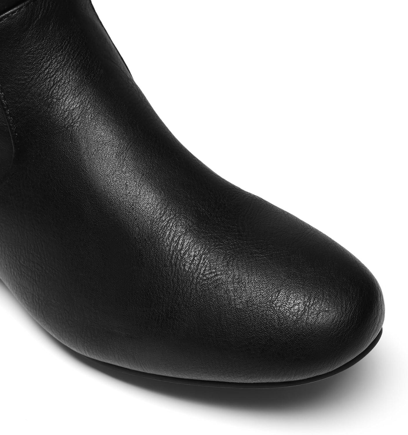 imageDREAM PAIRS Womens Suede Over The Knee Thigh High Winter BootsBlackPu