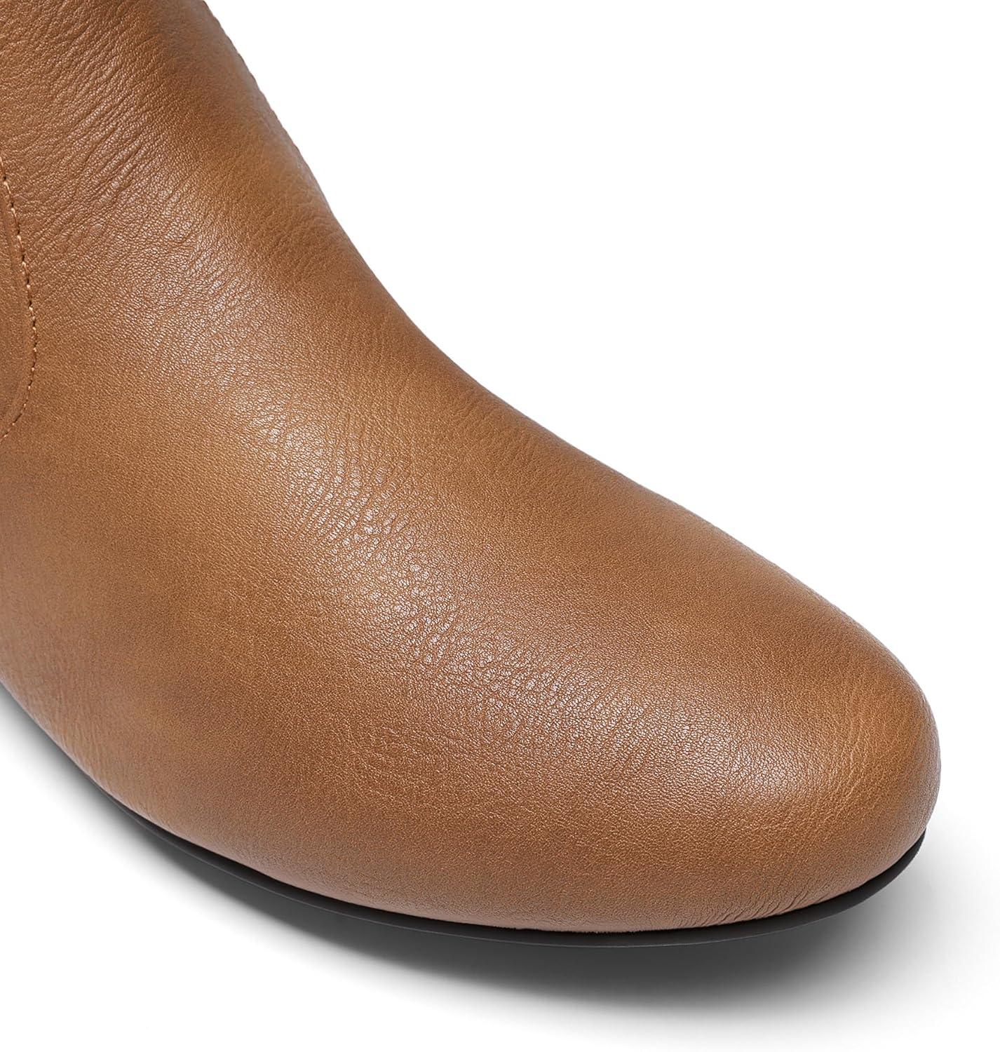 imageDREAM PAIRS Womens Suede Over The Knee Thigh High Winter BootsCamelPu