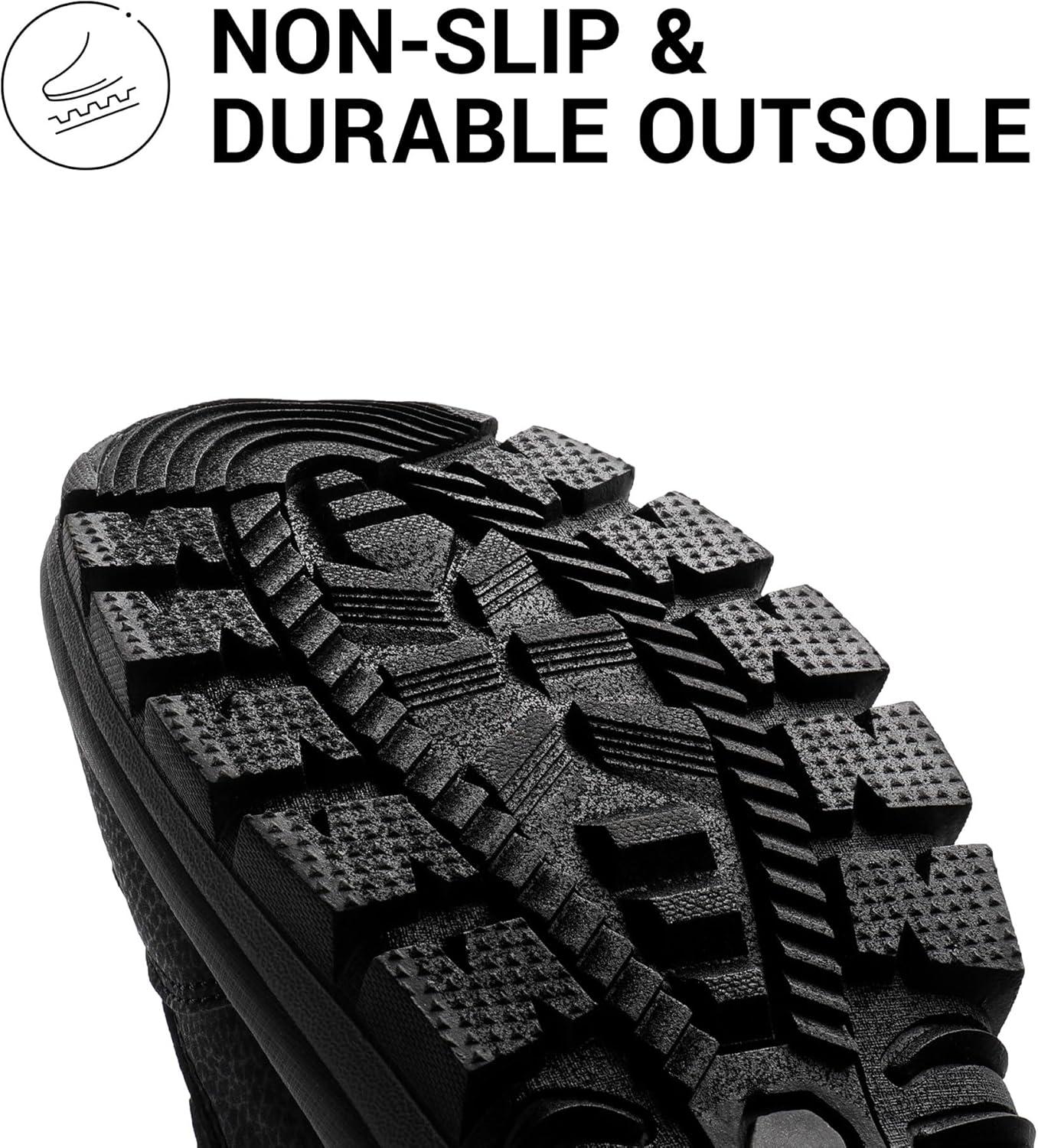 imageDREAM PAIRS Womens Waterproof Winter Snow Boots Warm Comfortable Faux Fur Insulated NonSlip Outdoor LaceUp Florin Mid Calf BootiesBlack