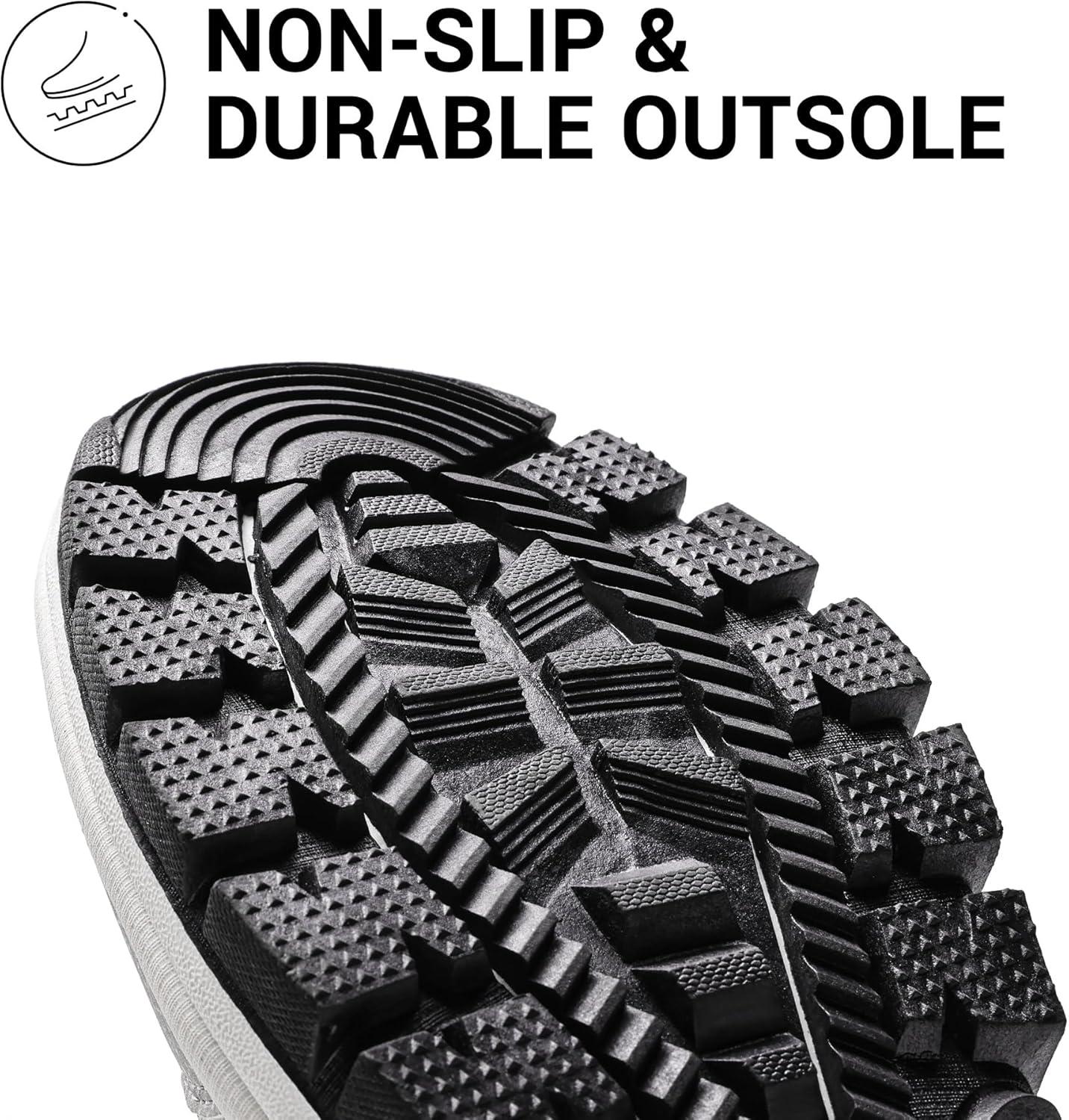 imageDREAM PAIRS Womens Waterproof Winter Snow Boots Warm Comfortable Faux Fur Insulated NonSlip Outdoor LaceUp Florin Mid Calf BootiesWhiteGrey