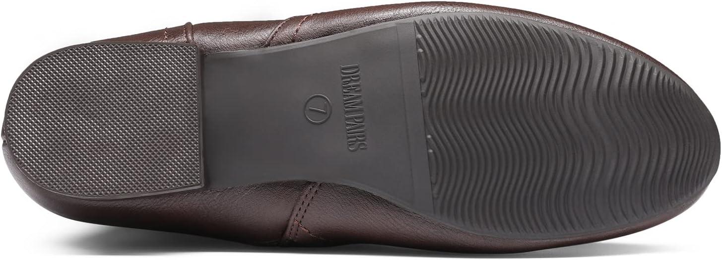 imageDREAM PAIRS Womens Wide Calf Knee High Pull On Fall Weather Winter BootsWideCalfBrown