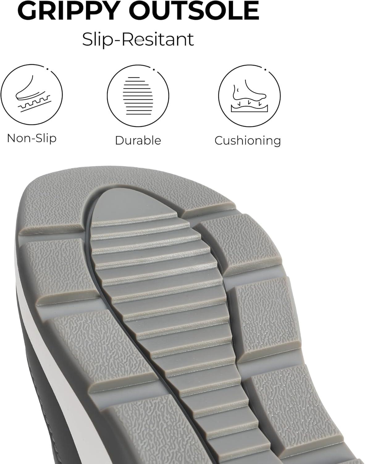 imageDREAM PAIRS Womens Winter Snow Boots Faux Fur Waterproof Ankle Booties Zaylee Ladies Comfortable Short Boots OutdoorDark Grey