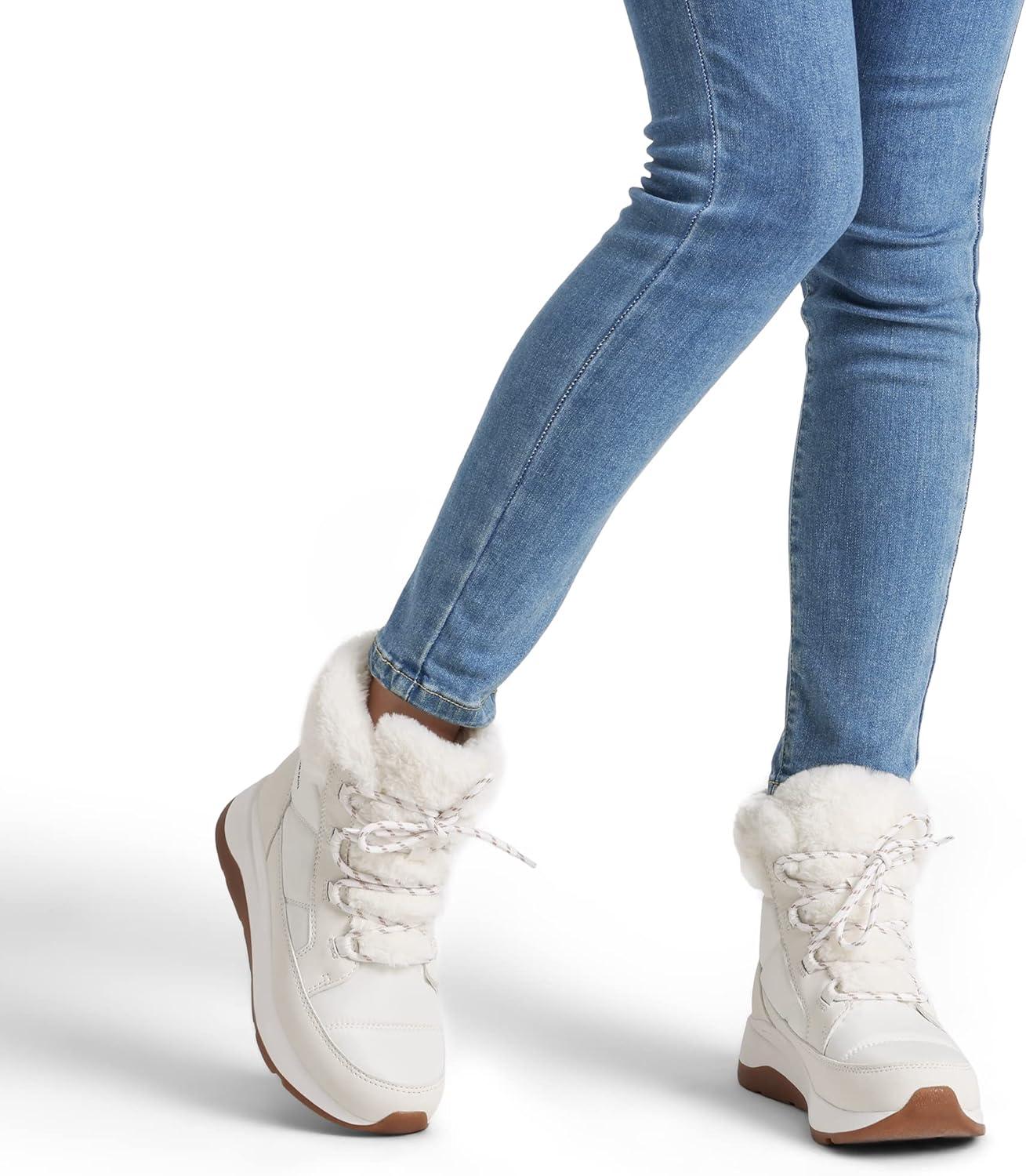 imageDREAM PAIRS Womens Winter Snow Boots Faux Fur Waterproof Ankle Booties Zaylee Ladies Comfortable Short Boots OutdoorOffwhite