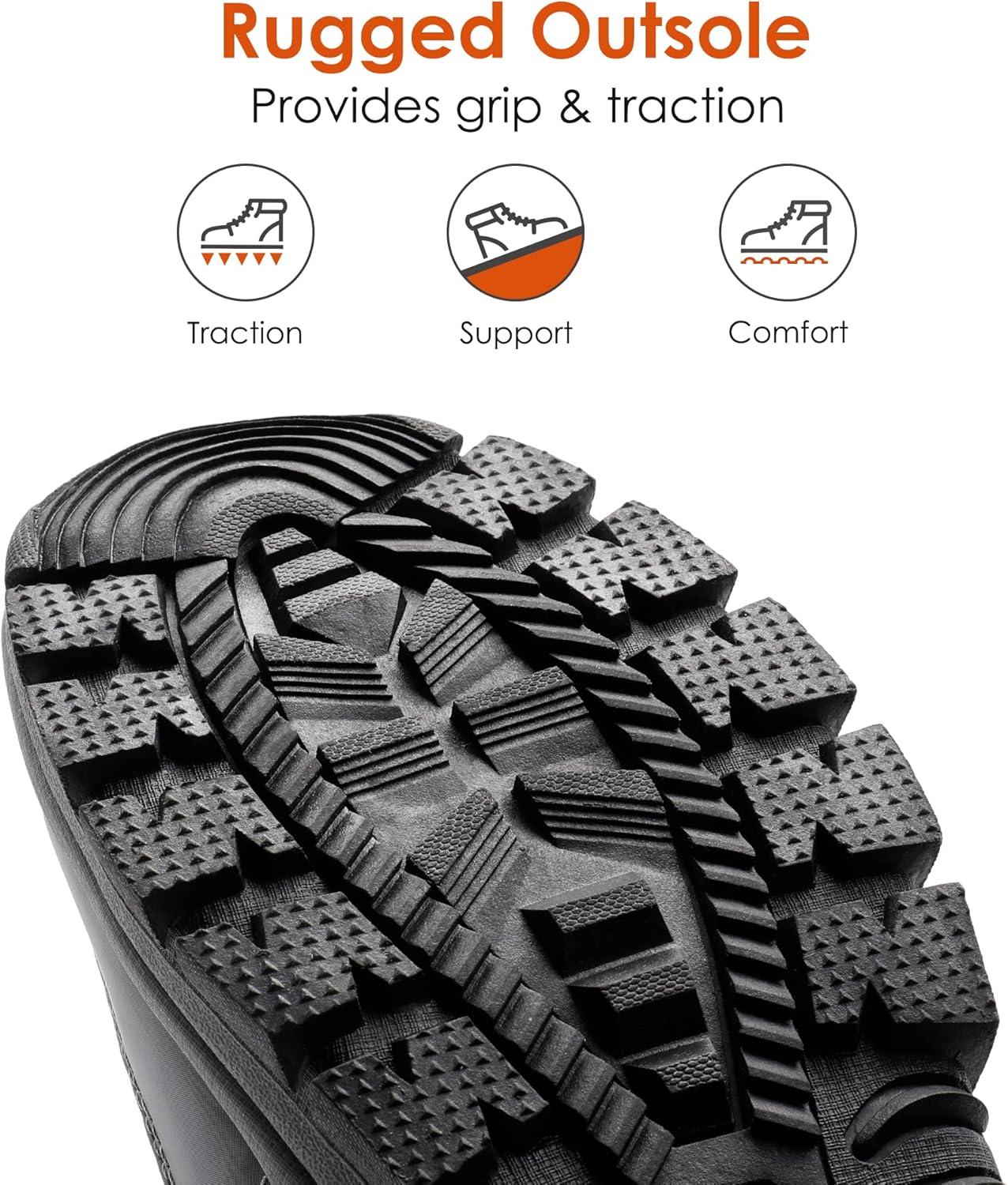 imageDREAM PAIRS Womens Winter Snow Boots Waterproof Lightweight Warm Fashion Janara Mid Calf BootGrey