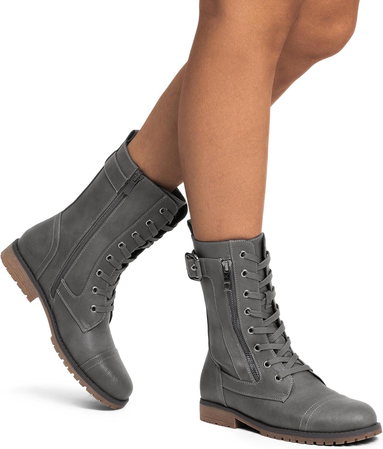 imageDREAM PAIRS womens DriversGrey