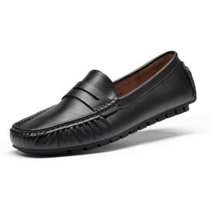 DREAM PAIRS Women’s Loafers Penny Loafer Slip on Casual Dressy Comfortable Business Work Office Moccasins Driving Loafer Shoes(Black)