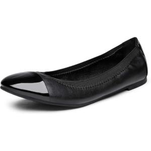 DREAM PAIRS Women’s Sole-Flex Ballerina Walking Flats Shoes(Black)