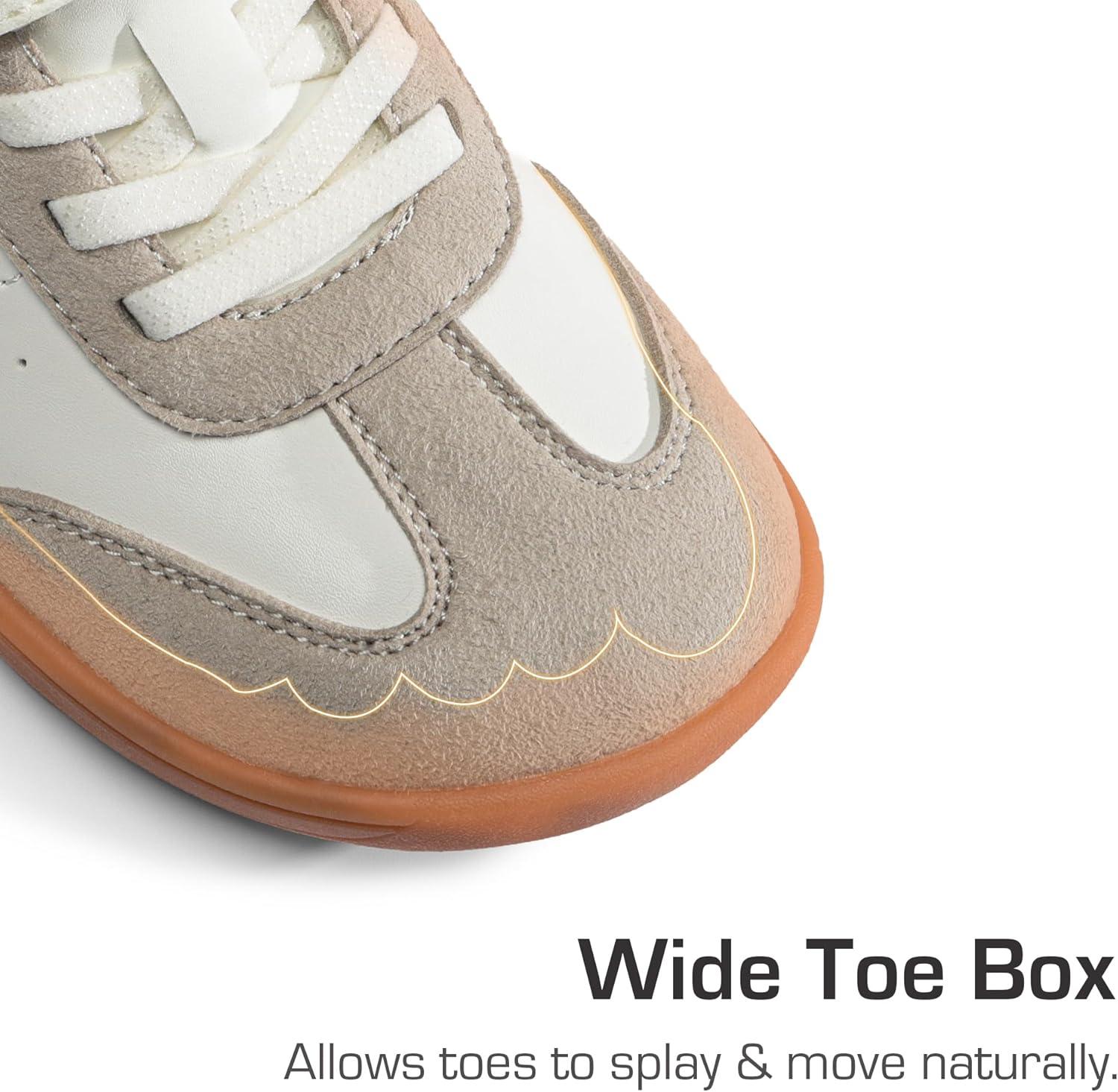 imageDREAM PAIRS Boys Girls Shoes Kids Barefoot Wide Toe Casual Walking Lightweight Running Athletic Sneakers Little Kid Big KidBeige