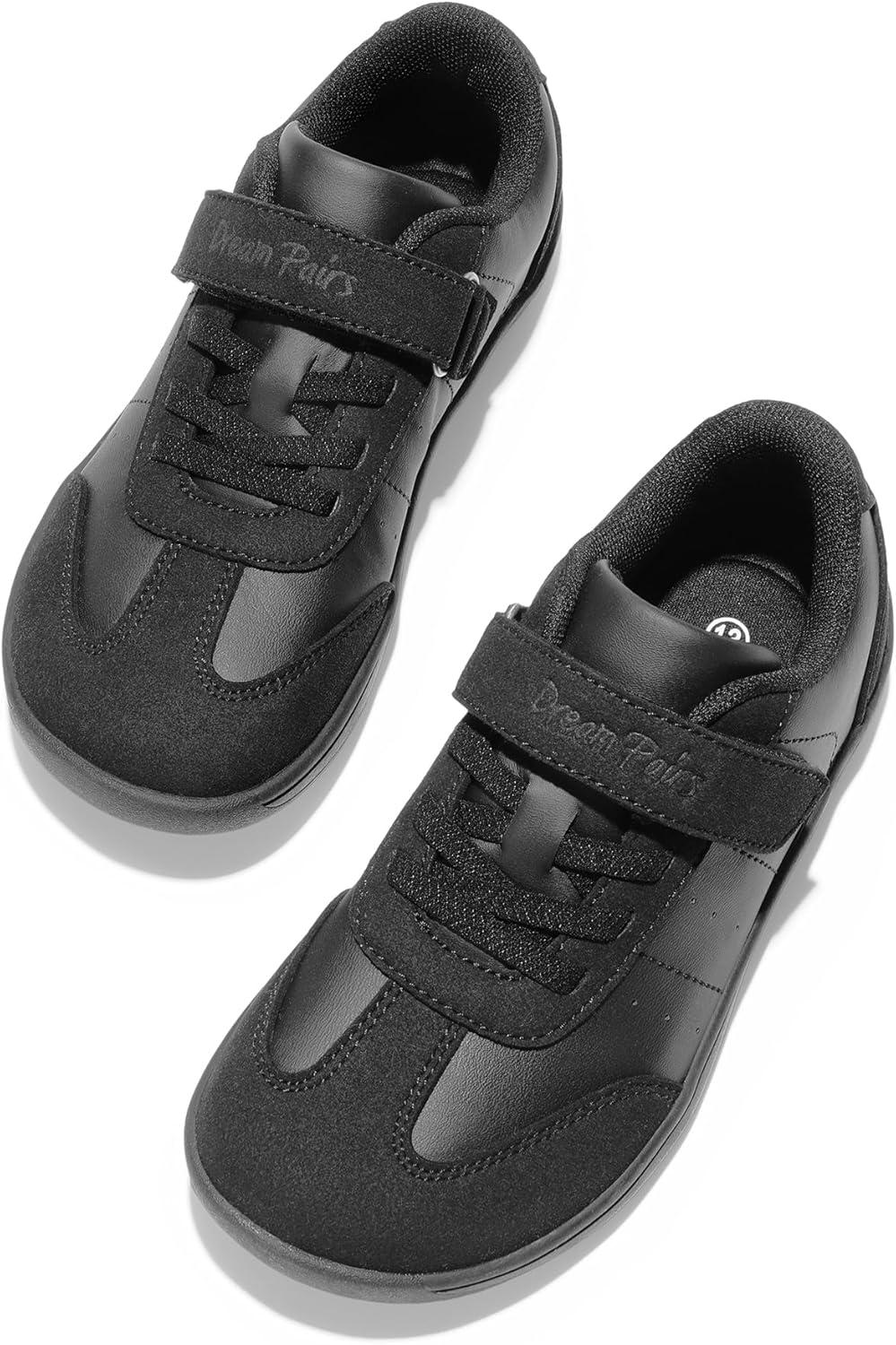 imageDREAM PAIRS Boys Girls Shoes Kids Barefoot Wide Toe Casual Walking Lightweight Running Athletic Sneakers Little Kid Big KidBlack