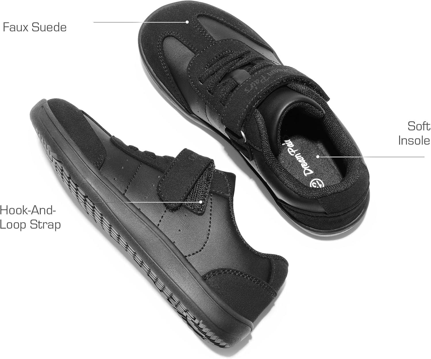 imageDREAM PAIRS Boys Girls Shoes Kids Barefoot Wide Toe Casual Walking Lightweight Running Athletic Sneakers Little Kid Big KidBlack