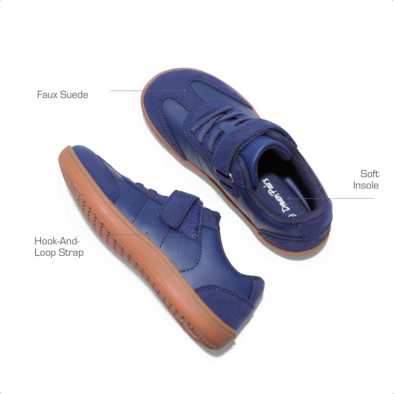 imageDREAM PAIRS Boys Girls Shoes Kids Barefoot Wide Toe Casual Walking Lightweight Running Athletic Sneakers Little Kid Big KidNavy