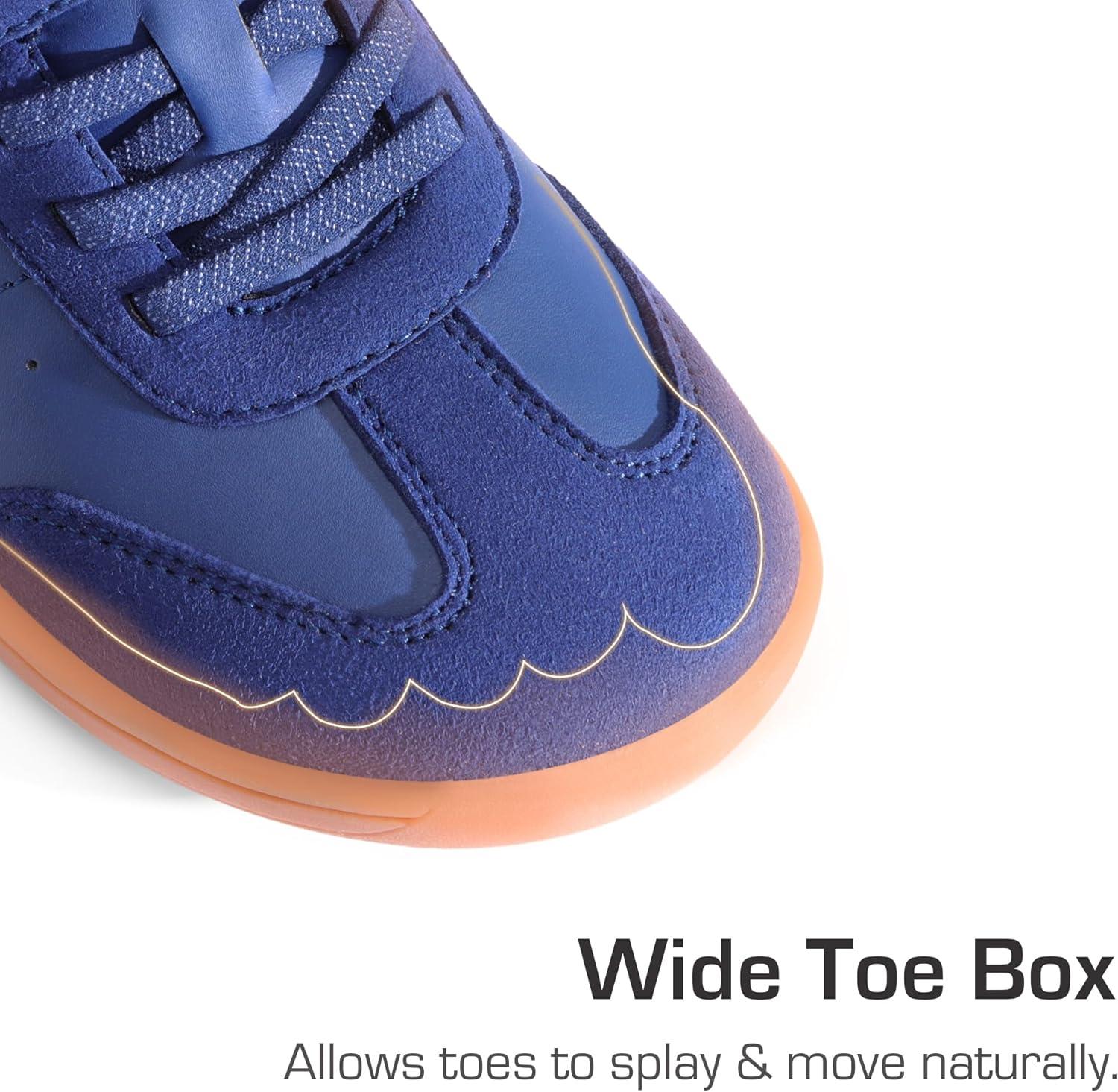 imageDREAM PAIRS Boys Girls Shoes Kids Barefoot Wide Toe Casual Walking Lightweight Running Athletic Sneakers Little Kid Big KidNavy