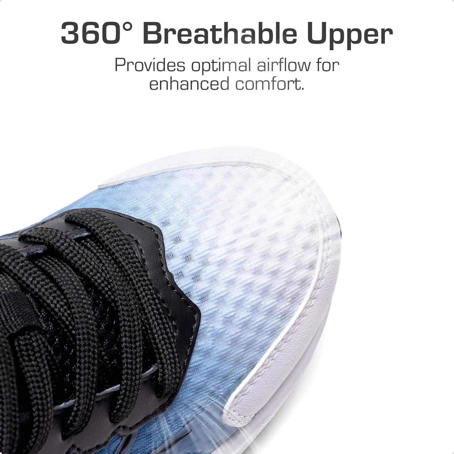 imageDREAM PAIRS Boys Girls Shoes Kids Tennis Athletic Running Footwear Lace Up Walking DuraPlay Breathable Lightweight Sneakers for LittleBig KidBlackBlue