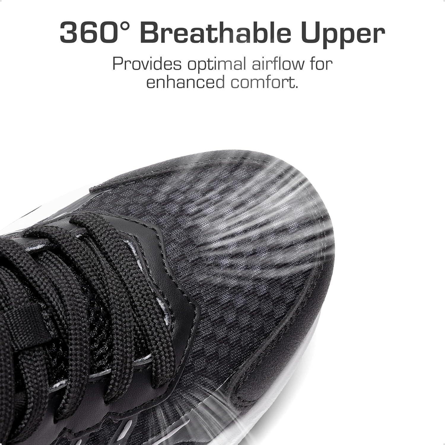 imageDREAM PAIRS Boys Girls Shoes Kids Tennis Athletic Running Footwear Lace Up Walking DuraPlay Breathable Lightweight Sneakers for LittleBig KidBlackLight Green