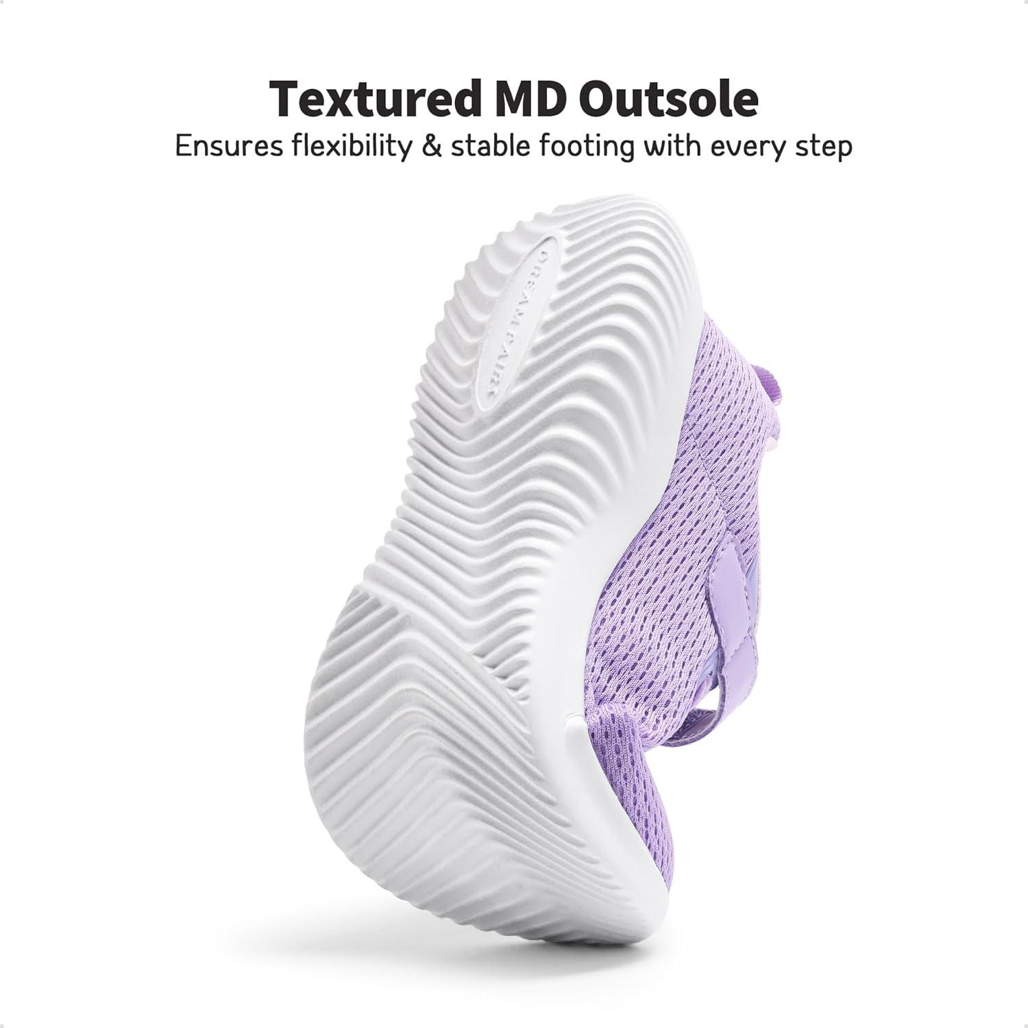 imageDREAM PAIRS Boys Girls Shoes Kids Tennis EZOns FunRun Breathable Running Athletic Sport SneakersLight Purple