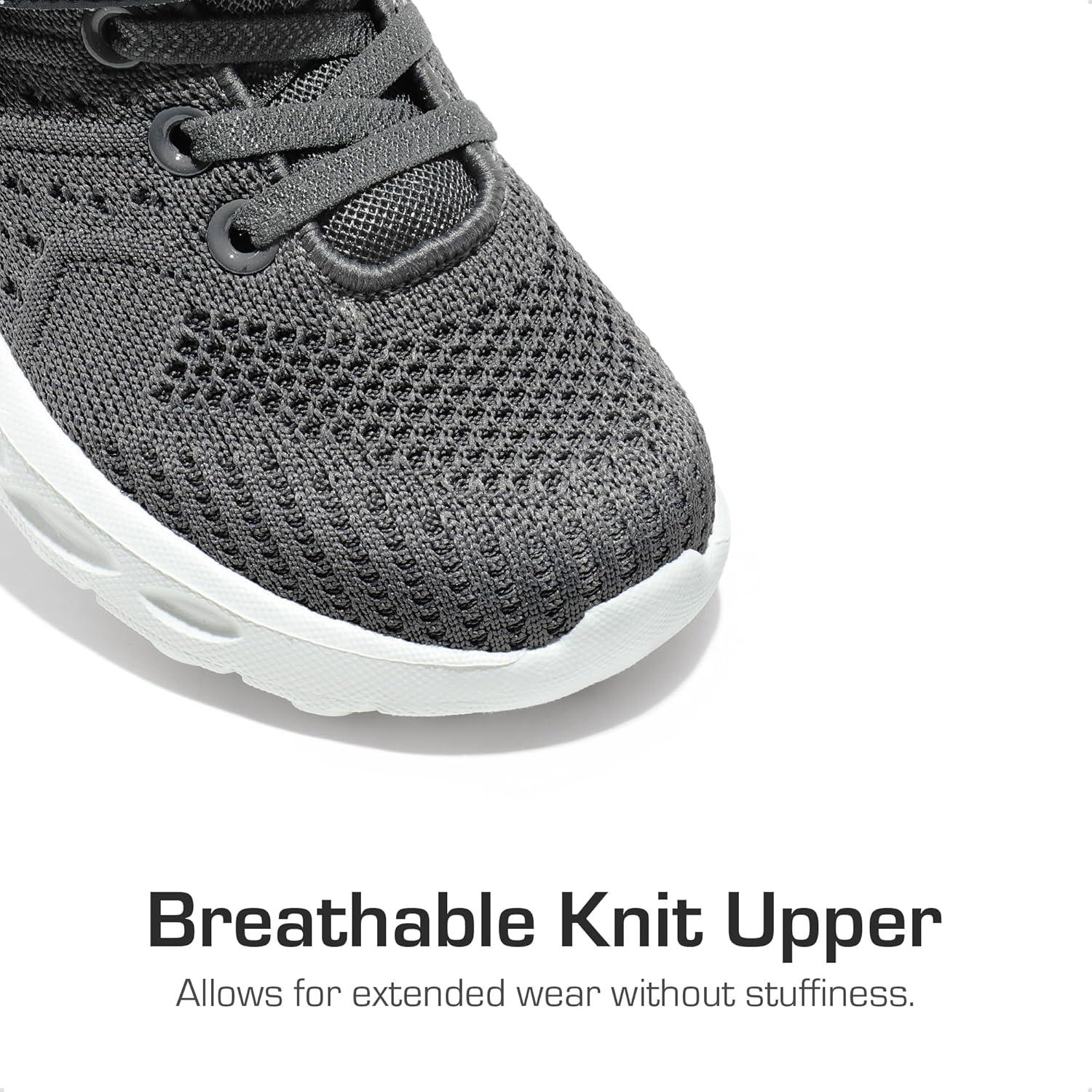 imageDREAM PAIRS Boys Girls Shoes Kids Tennis Footwear EZOns GoGetters Running Athletic School Sneakers for LittleBig KidGreyOrange