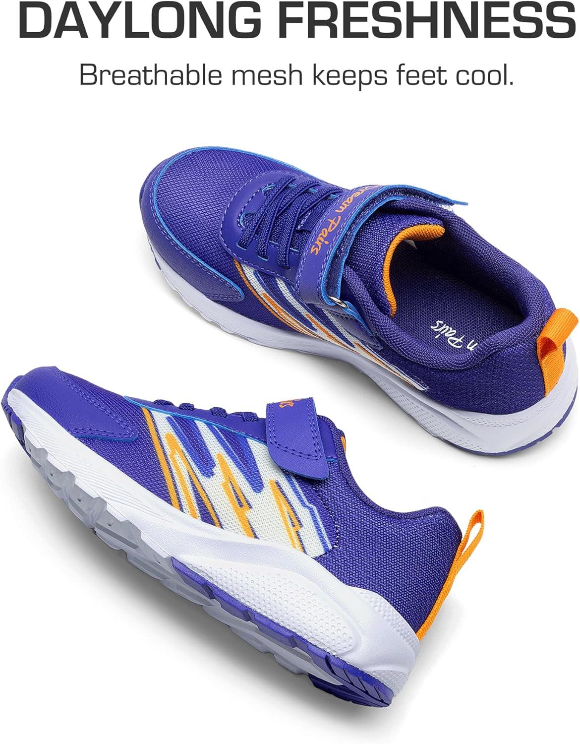 imageDREAM PAIRS Boys Girls Shoes Kids Tennis Running Athletic School Gym Breathable Lightweight Sneakers for LittleBig KidNavy