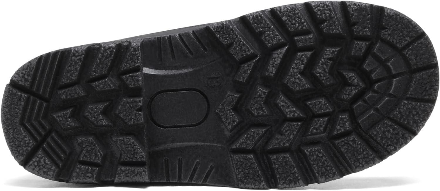 imageDREAM PAIRS Boys Girls Snow Boots Waterproof Outdoor Warm Cozy AntiSlip Mid Calf Faux Fur Lining Winter Shoes for LittleBig KidsBerry