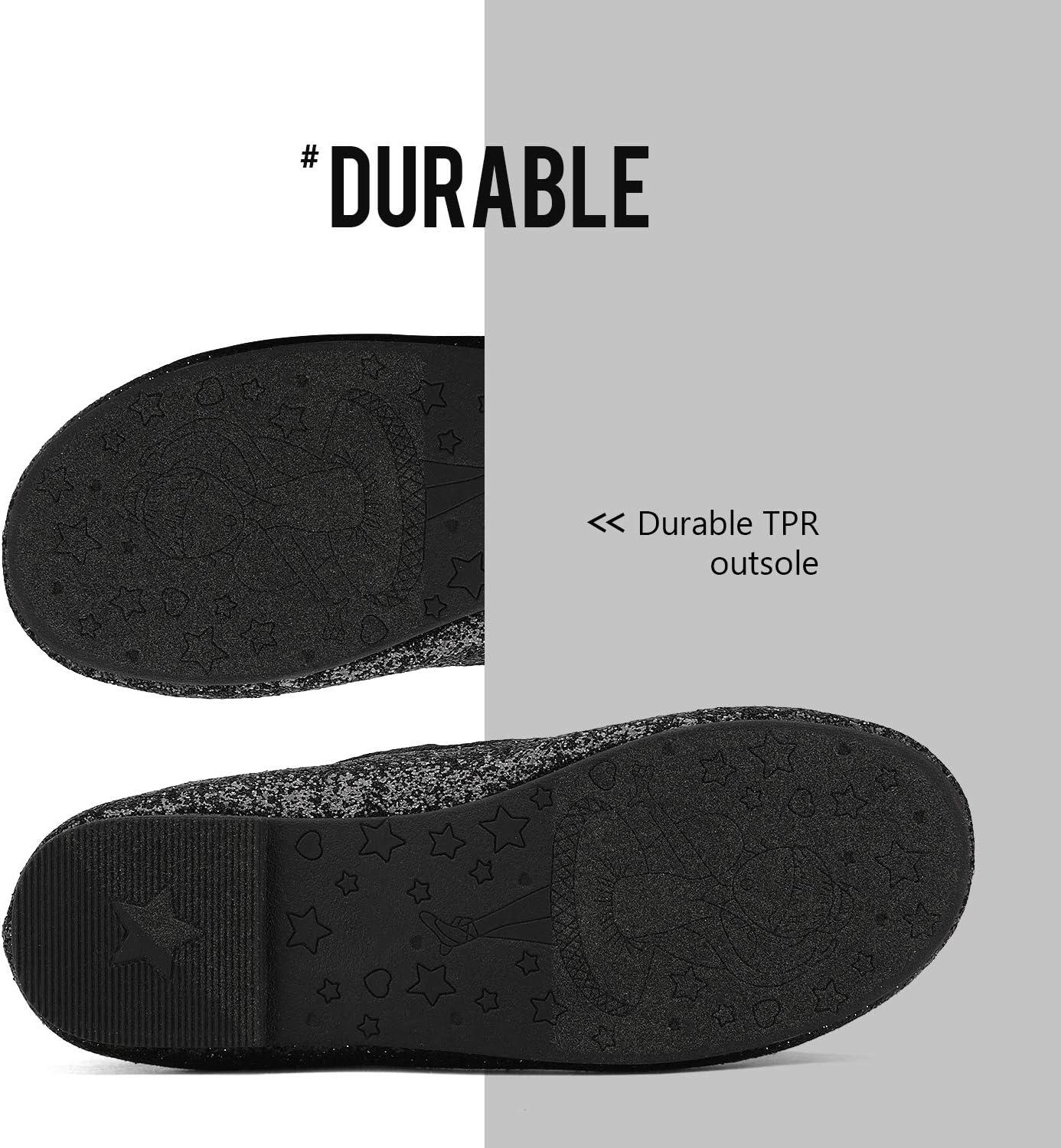 imageDREAM PAIRS Girls Ballerina Dress Shoes Mary Jane FlatsBlack