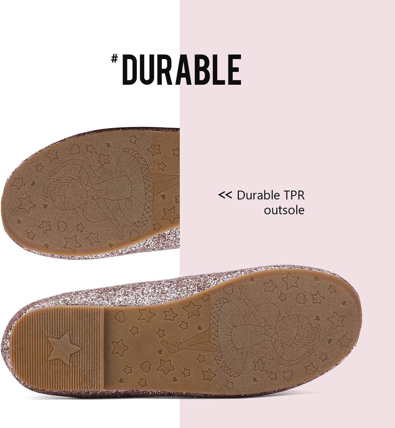 imageDREAM PAIRS Girls Ballerina Dress Shoes Mary Jane FlatsPink