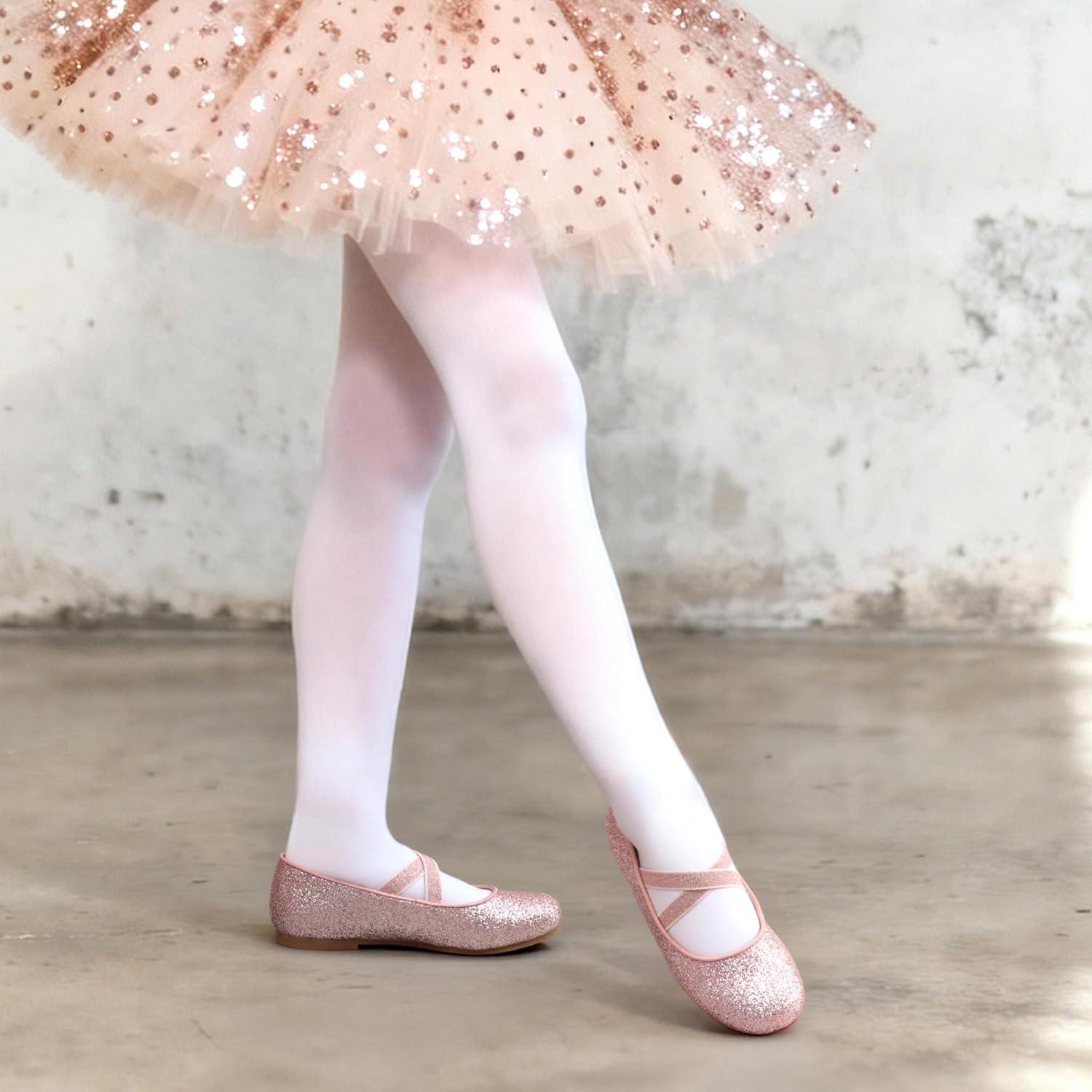 imageDREAM PAIRS Girls Ballerina Dress Shoes Mary Jane FlatsPink