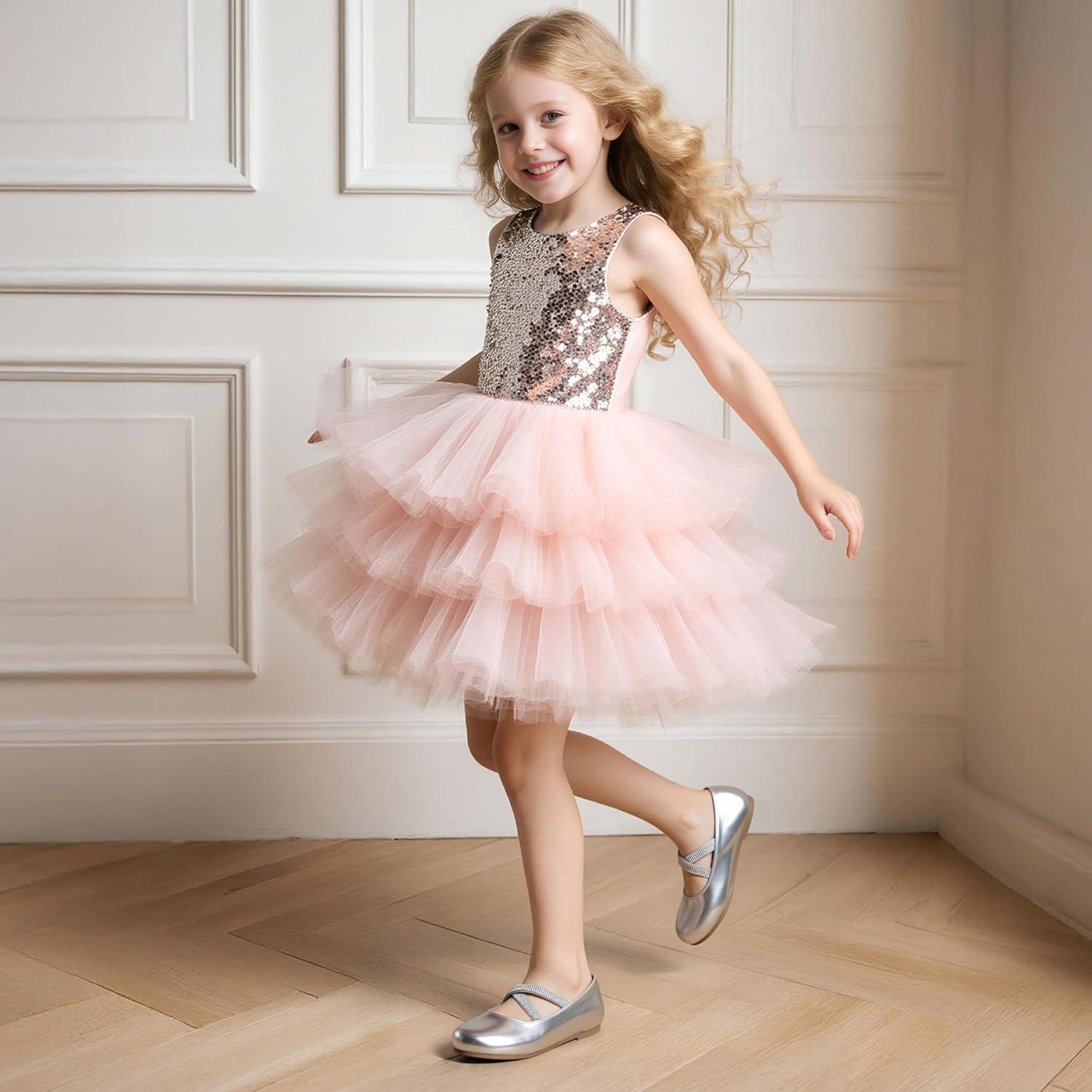 imageDREAM PAIRS Girls Ballerina Dress Shoes Mary Jane FlatsSilvermetallic