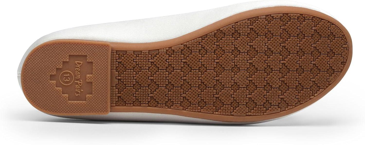 imageDREAM PAIRS Girls Ballet Flats Flower Shoes Mary Jane Ballerina Flat Dress Shoes for DailyWeddingPartyIvorySatin