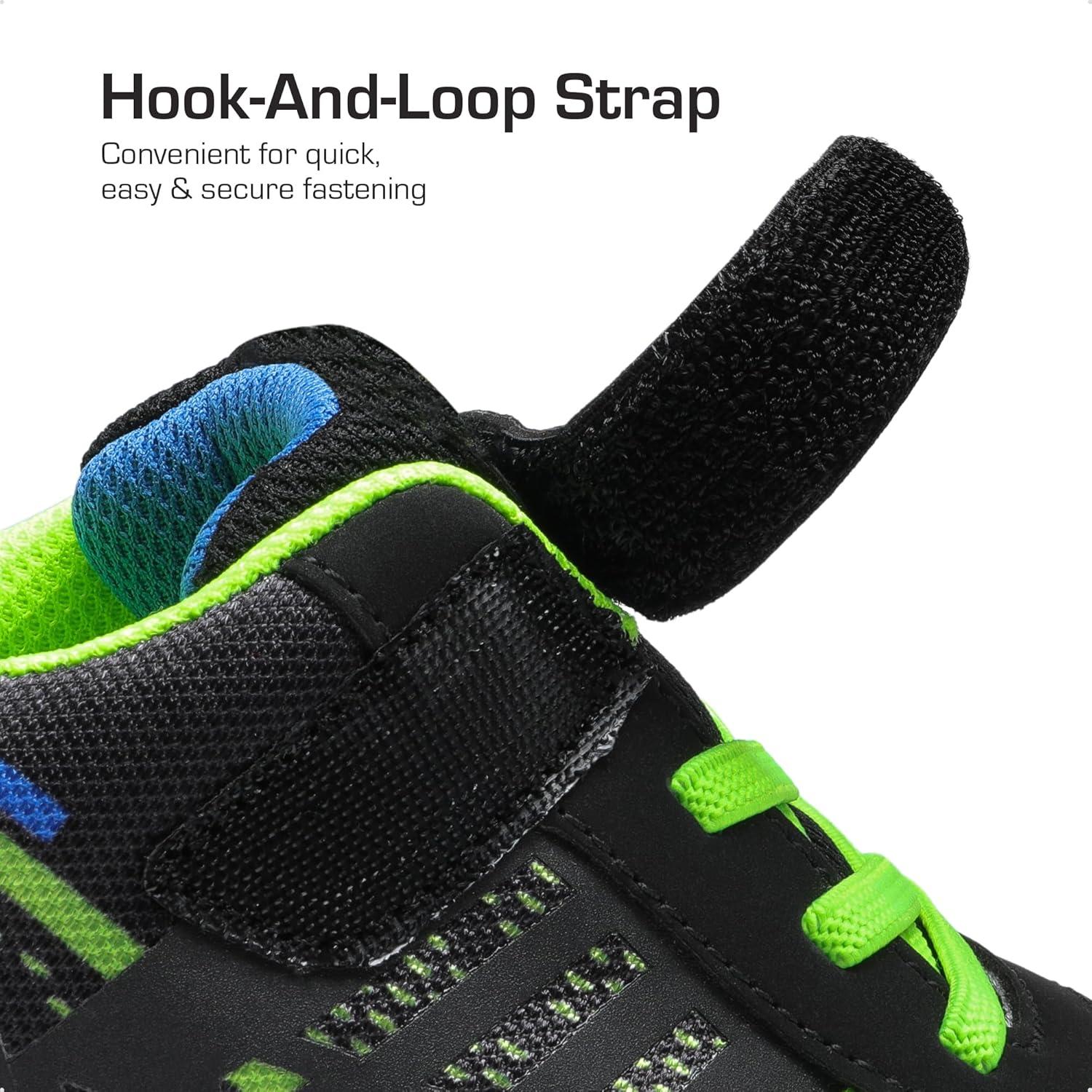 imageDREAM PAIRS Girls Boys Shoes Kids Tennis EZOns Quicksteps School Sneakers Breathable Running Athletic ShoesBlackRoyalGreen