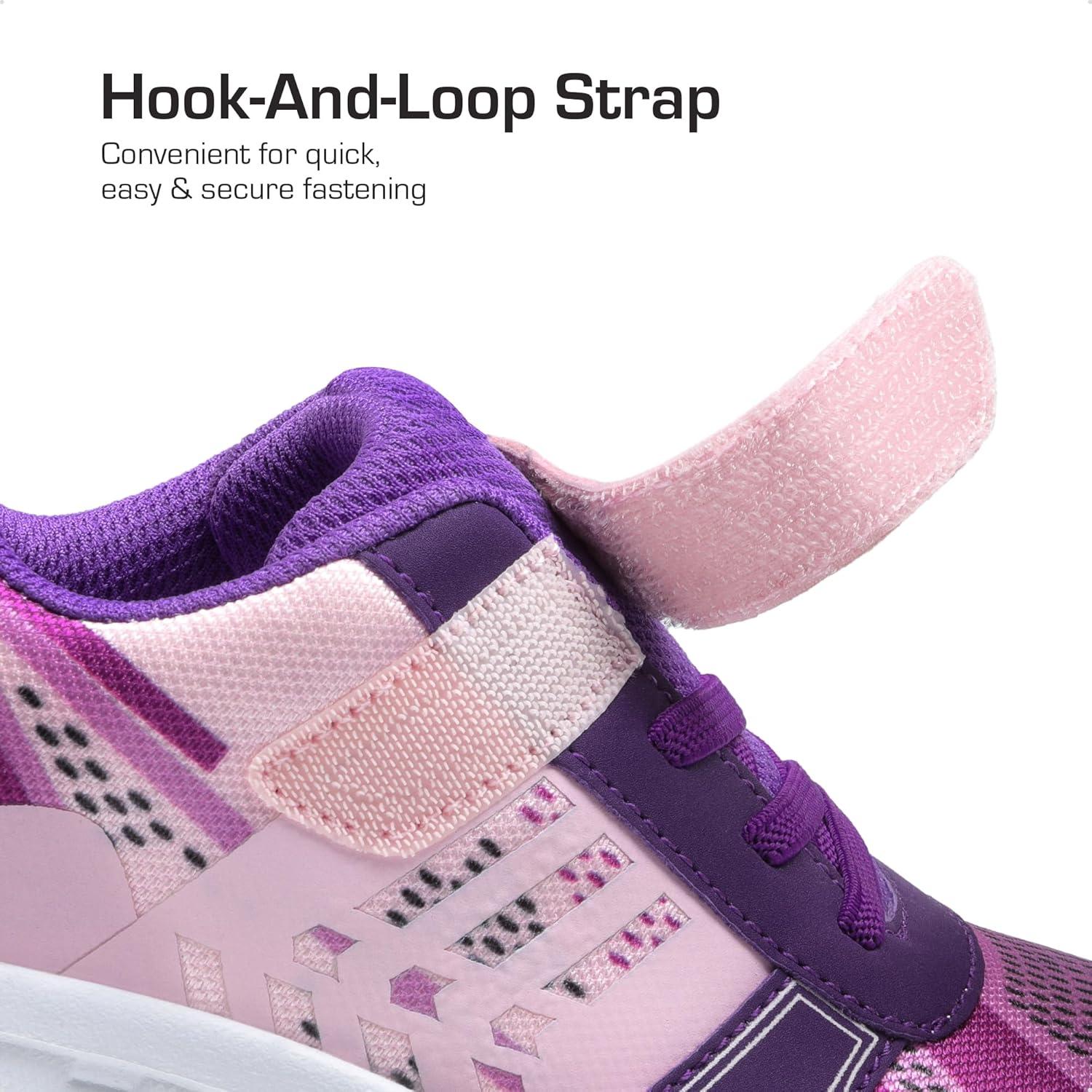 imageDREAM PAIRS Girls Boys Shoes Kids Tennis EZOns Quicksteps School Sneakers Breathable Running Athletic ShoesPinkPurple