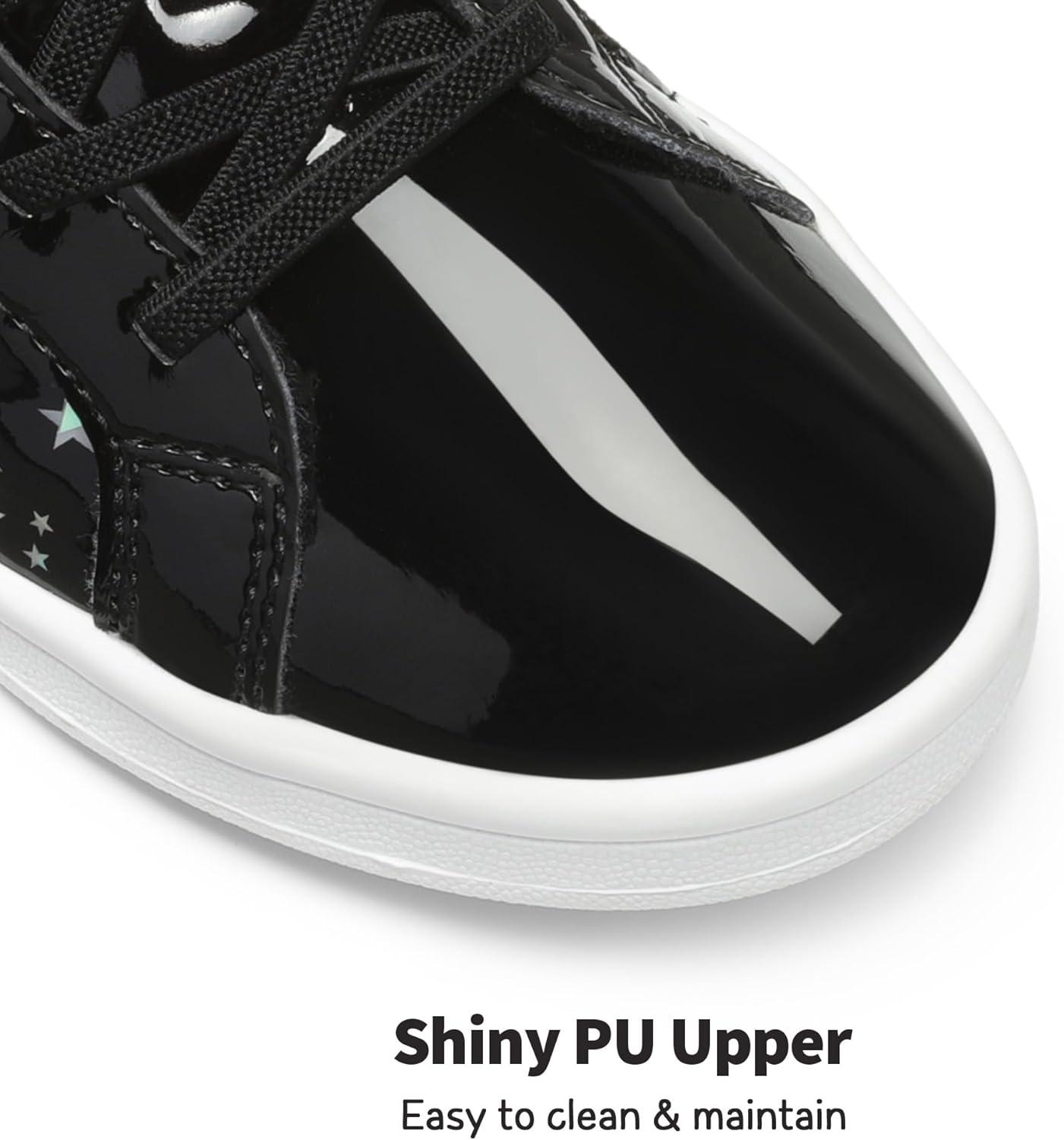 imageDREAM PAIRS Girls Boys Sneakers Tennis School Shoes Casual Walking Storybook Footwear for LittleBig KidsBlack