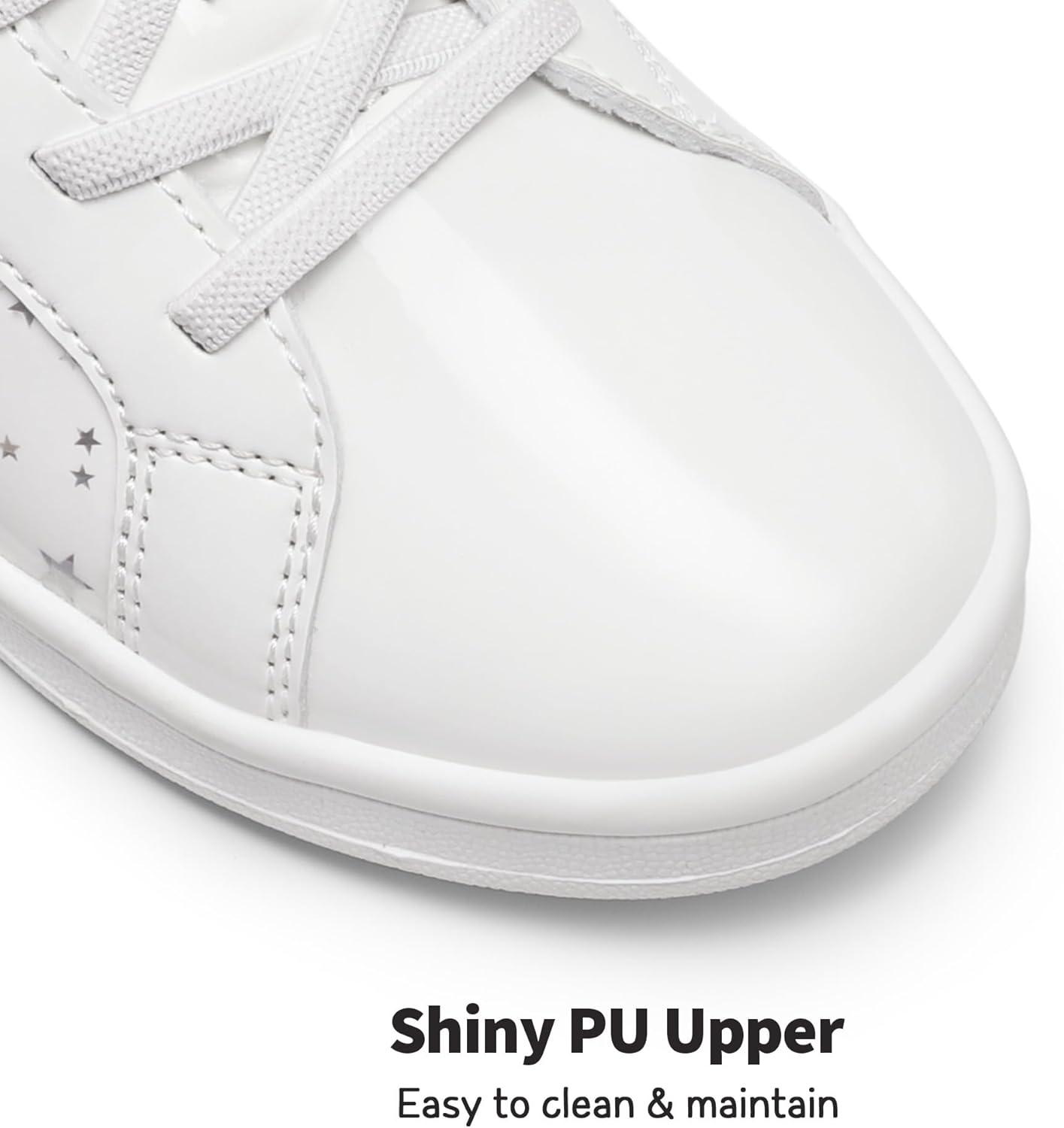 imageDREAM PAIRS Girls Boys Sneakers Tennis School Shoes Casual Walking Storybook Footwear for LittleBig KidsWhite