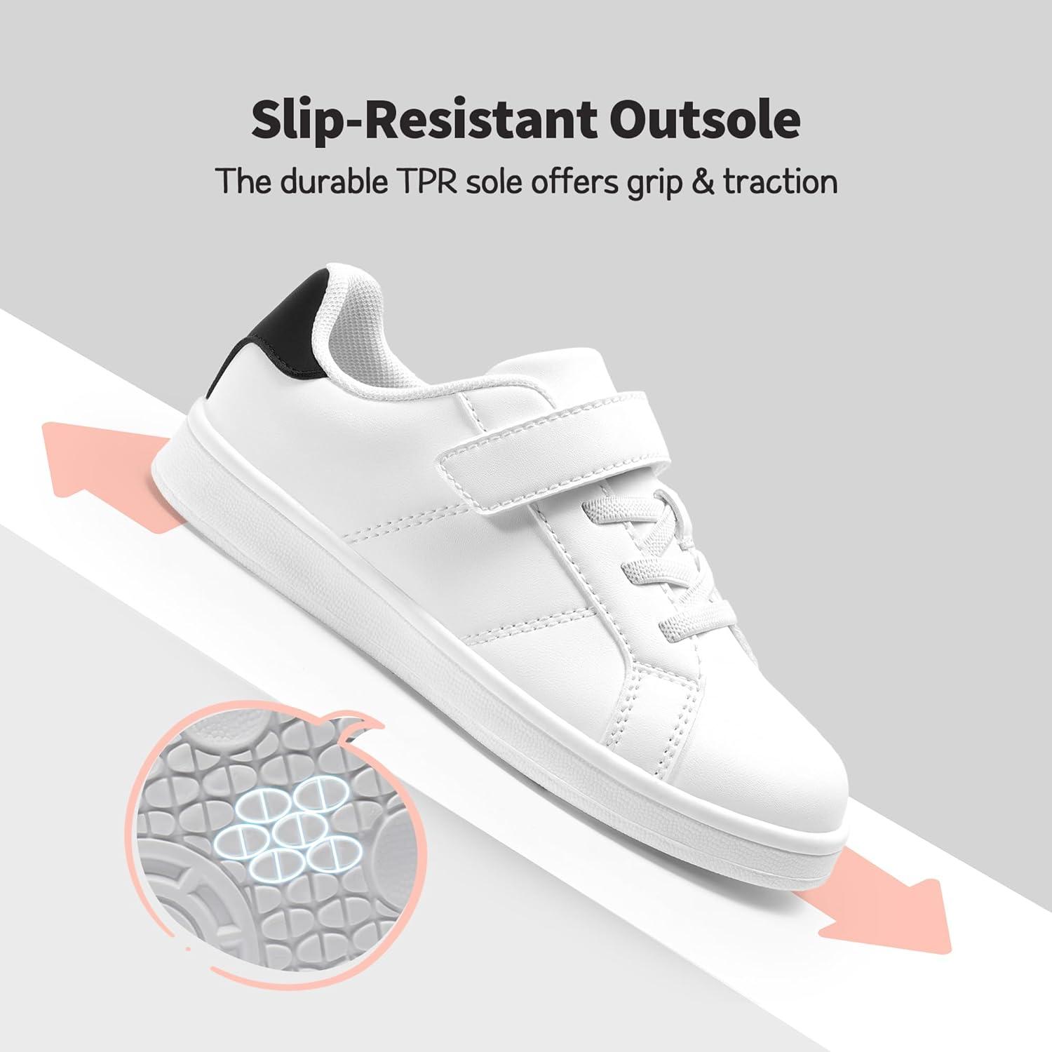 imageDREAM PAIRS Girls Boys Sneakers Tennis School Shoes Casual Walking Storybook Footwear for LittleBig KidsWhiteBlack