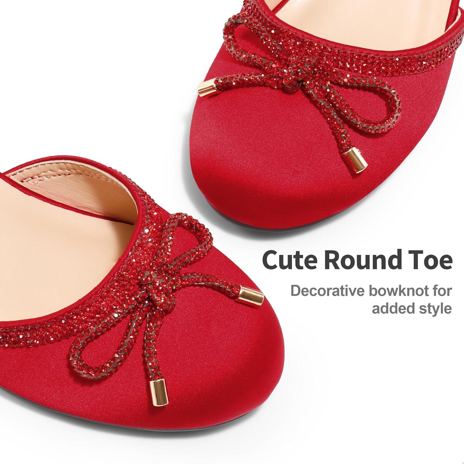 imageDREAM PAIRS Girls Dress Shoes Closed Toe Low Heels Ankle Strap Pumps for Toddler Little Big Kid Flower Party Wedding PrincessRed