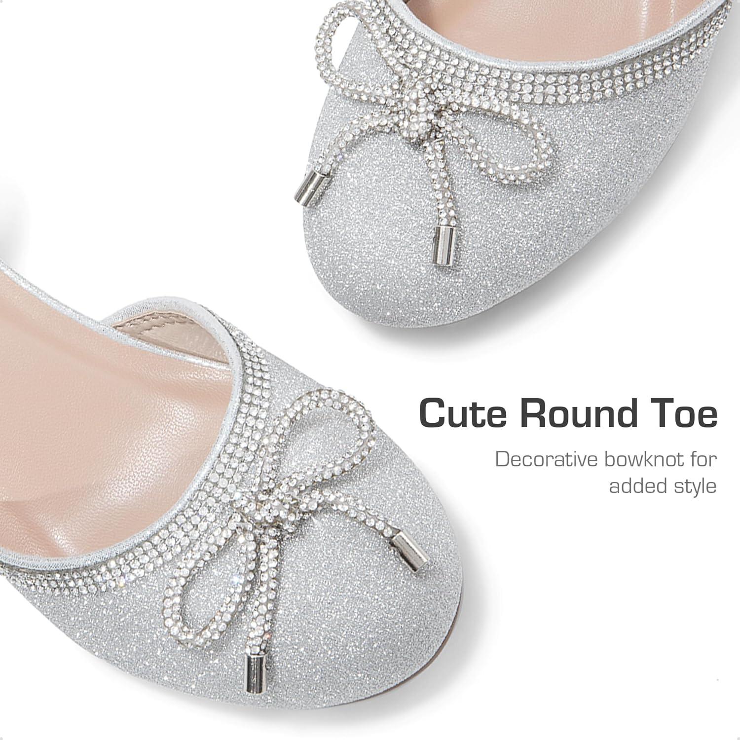 imageDREAM PAIRS Girls Dress Shoes Closed Toe Low Heels Ankle Strap Pumps for Toddler Little Big Kid Flower Party Wedding PrincessSilverglitter